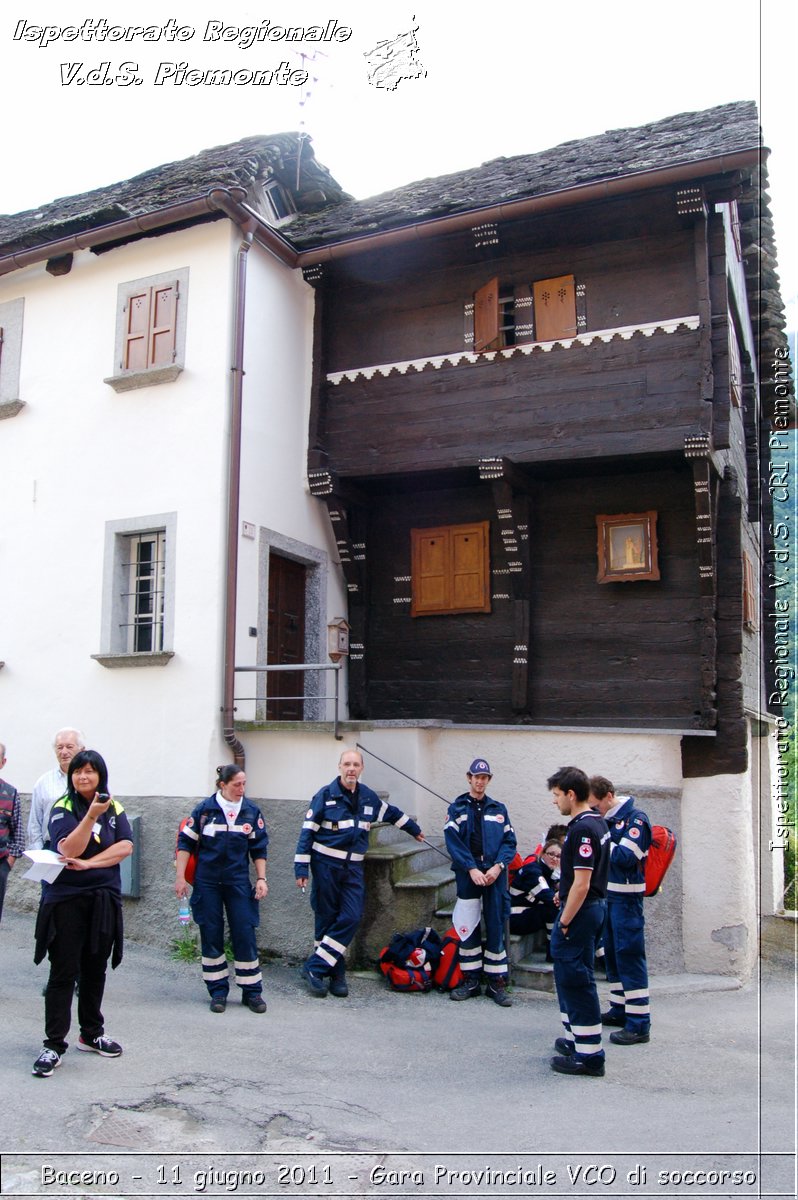 Baceno - 11 giugno 2011 - Gara Provinciale VCO di soccorso -  Croce Rossa Italiana - Ispettorato Regionale Volontari del Soccorso Piemonte