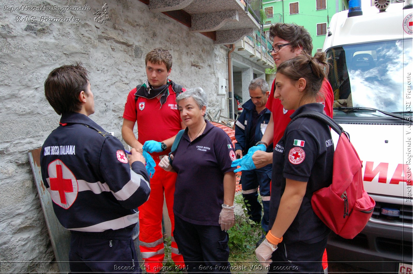 Baceno - 11 giugno 2011 - Gara Provinciale VCO di soccorso -  Croce Rossa Italiana - Ispettorato Regionale Volontari del Soccorso Piemonte