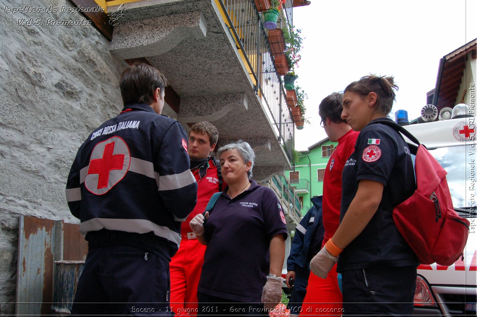 Baceno - 11 giugno 2011 - Gara Provinciale VCO di soccorso -  Croce Rossa Italiana - Ispettorato Regionale Volontari del Soccorso Piemonte