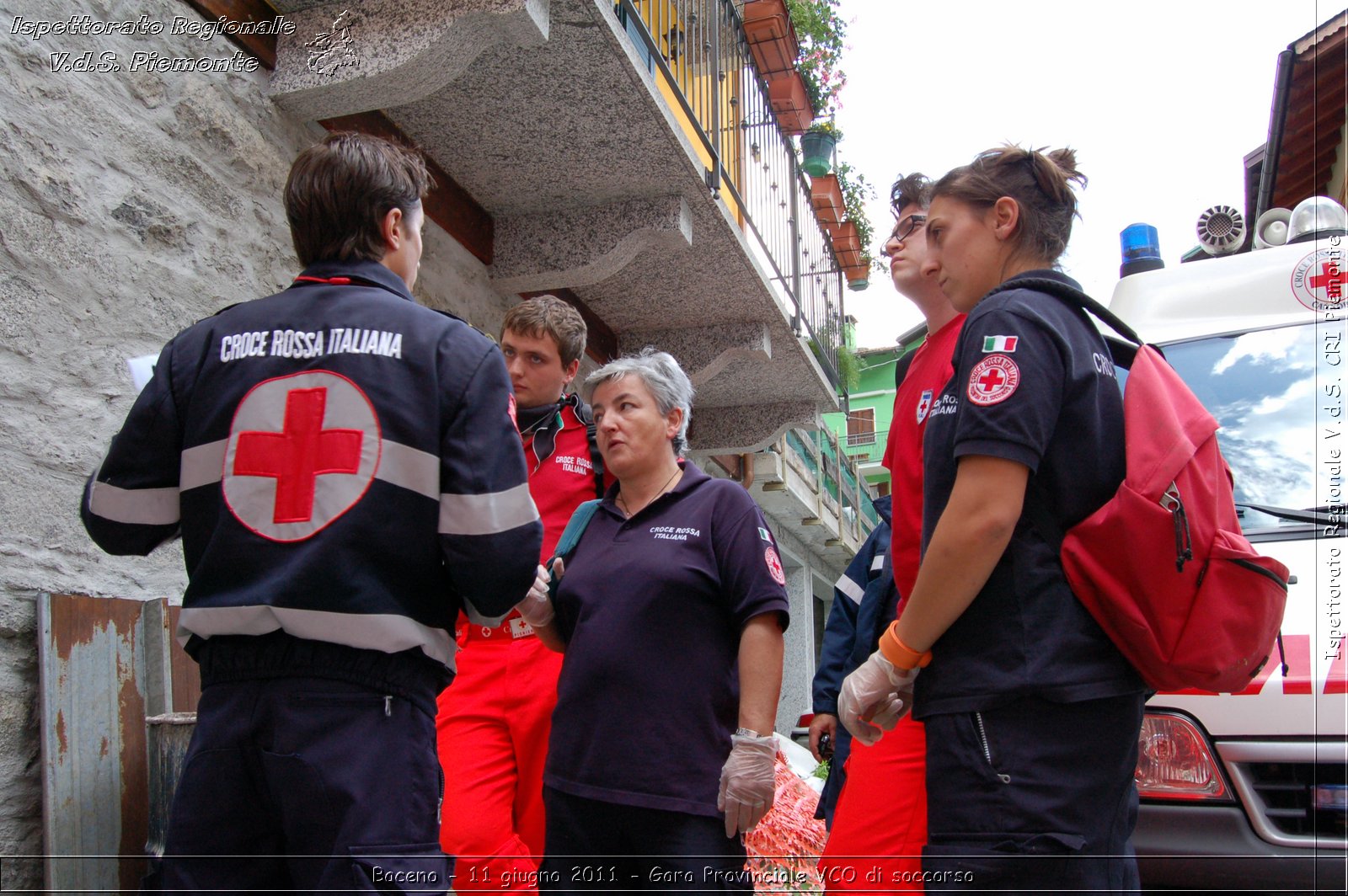 Baceno - 11 giugno 2011 - Gara Provinciale VCO di soccorso -  Croce Rossa Italiana - Ispettorato Regionale Volontari del Soccorso Piemonte