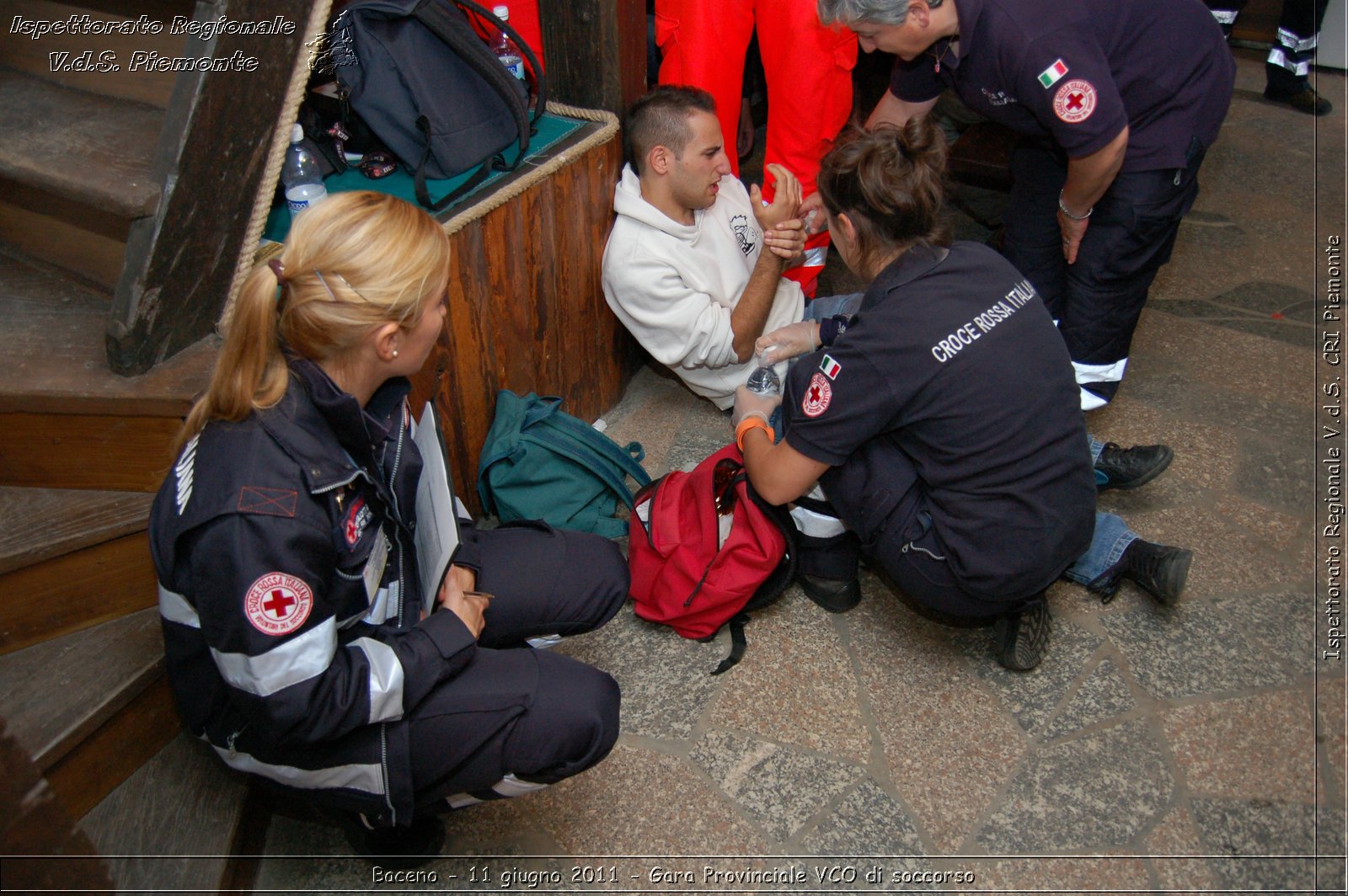 Baceno - 11 giugno 2011 - Gara Provinciale VCO di soccorso -  Croce Rossa Italiana - Ispettorato Regionale Volontari del Soccorso Piemonte