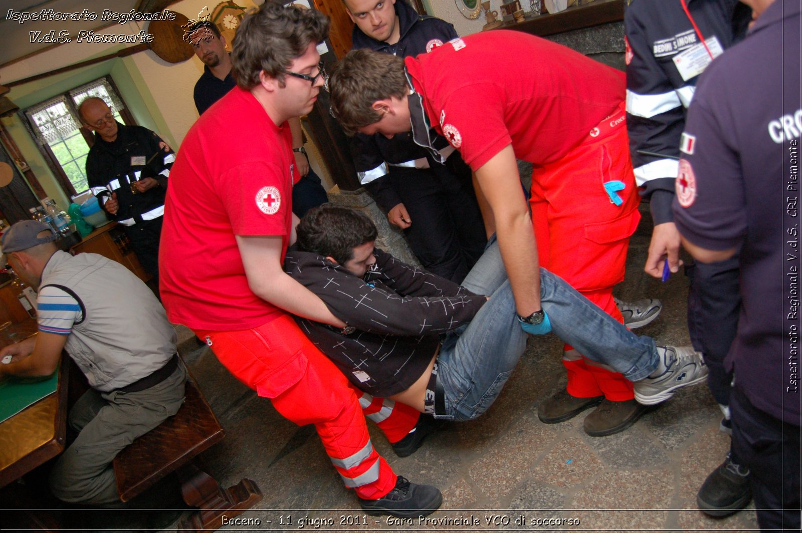 Baceno - 11 giugno 2011 - Gara Provinciale VCO di soccorso -  Croce Rossa Italiana - Ispettorato Regionale Volontari del Soccorso Piemonte