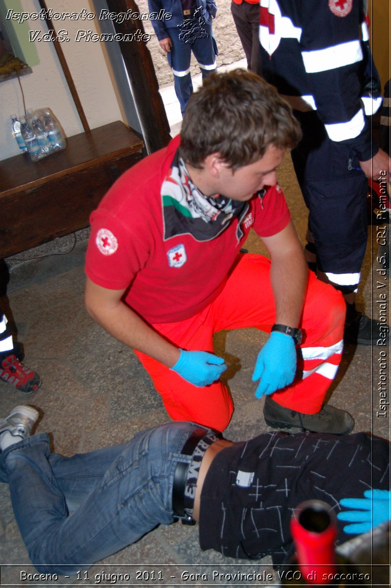 Baceno - 11 giugno 2011 - Gara Provinciale VCO di soccorso -  Croce Rossa Italiana - Ispettorato Regionale Volontari del Soccorso Piemonte