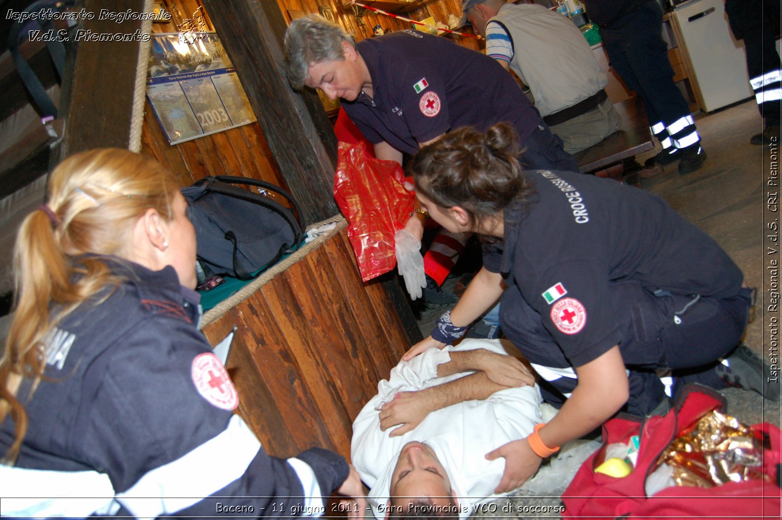 Baceno - 11 giugno 2011 - Gara Provinciale VCO di soccorso -  Croce Rossa Italiana - Ispettorato Regionale Volontari del Soccorso Piemonte