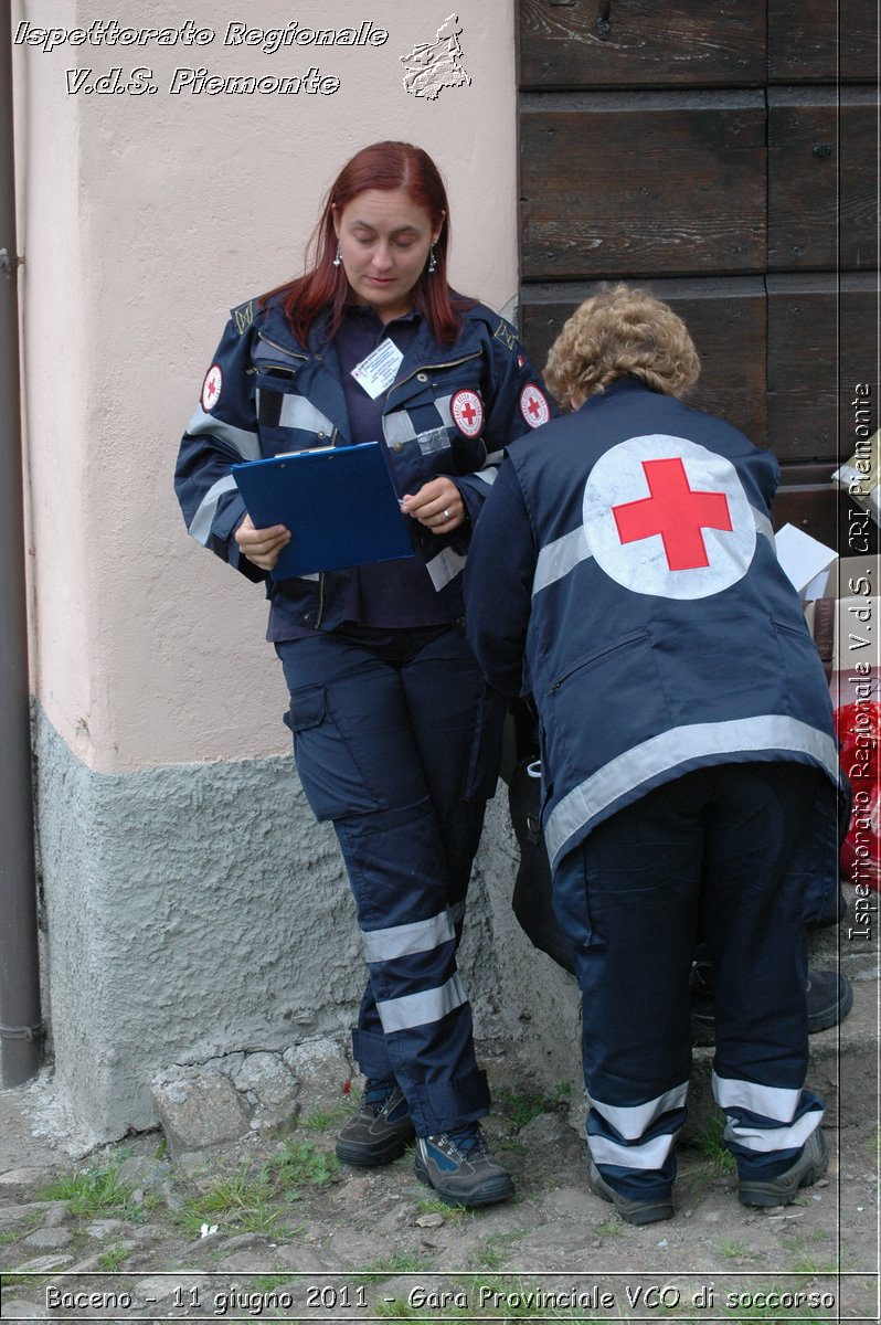 Baceno - 11 giugno 2011 - Gara Provinciale VCO di soccorso -  Croce Rossa Italiana - Ispettorato Regionale Volontari del Soccorso Piemonte