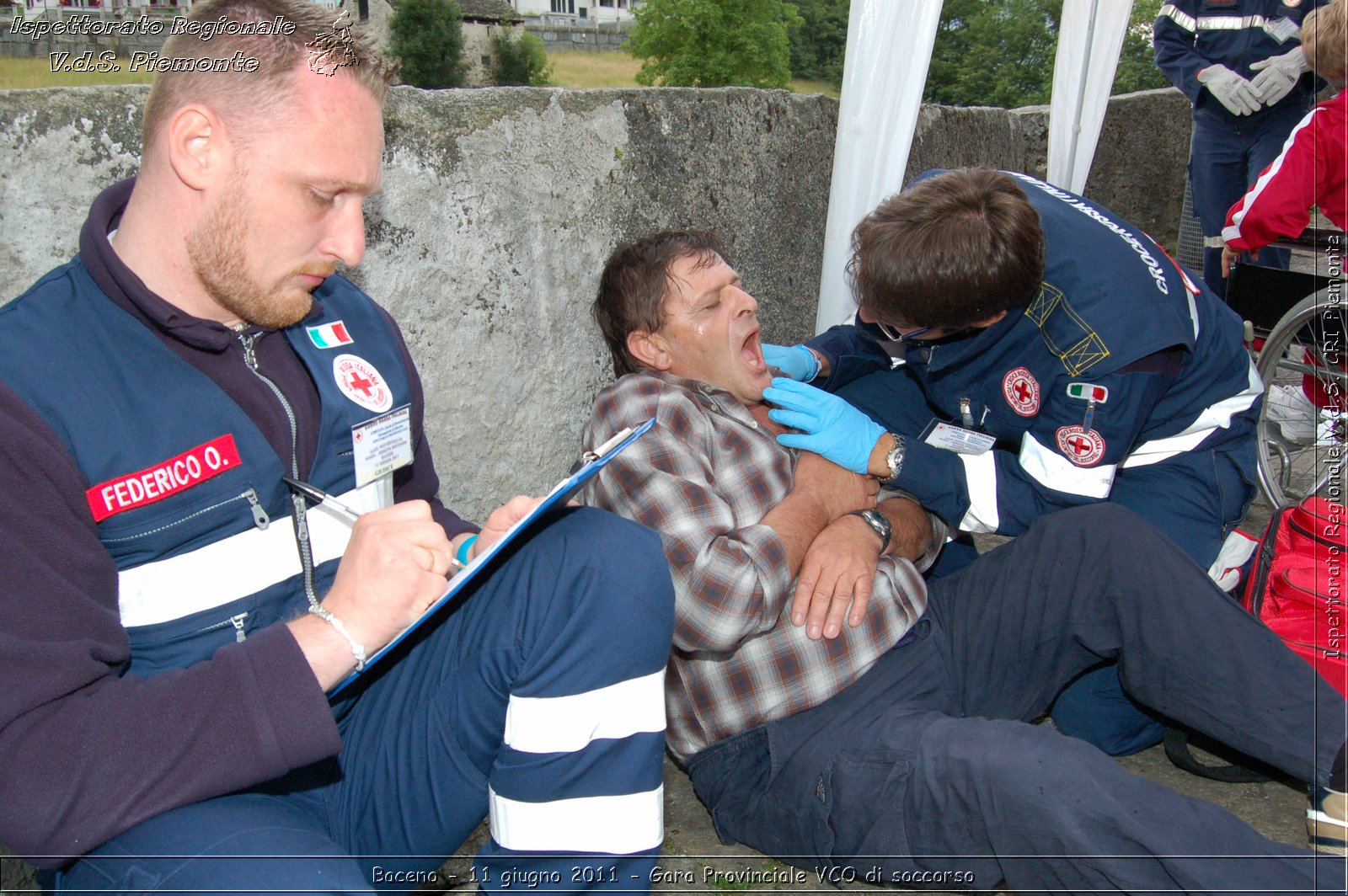 Baceno - 11 giugno 2011 - Gara Provinciale VCO di soccorso -  Croce Rossa Italiana - Ispettorato Regionale Volontari del Soccorso Piemonte