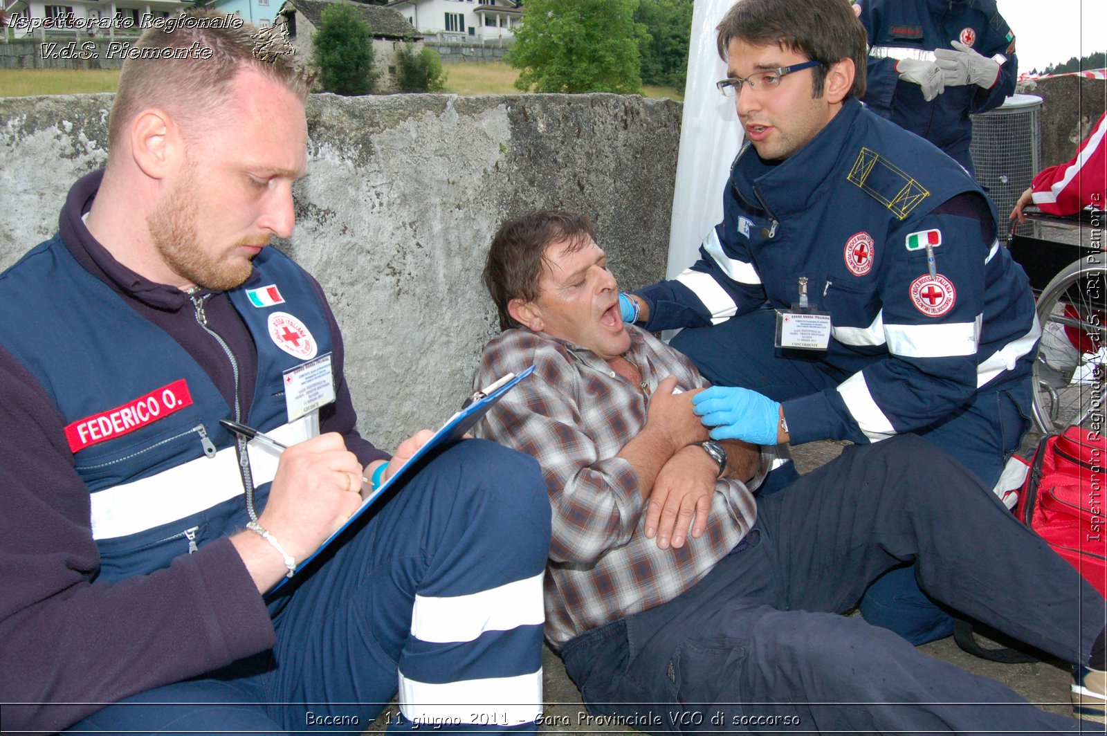 Baceno - 11 giugno 2011 - Gara Provinciale VCO di soccorso -  Croce Rossa Italiana - Ispettorato Regionale Volontari del Soccorso Piemonte