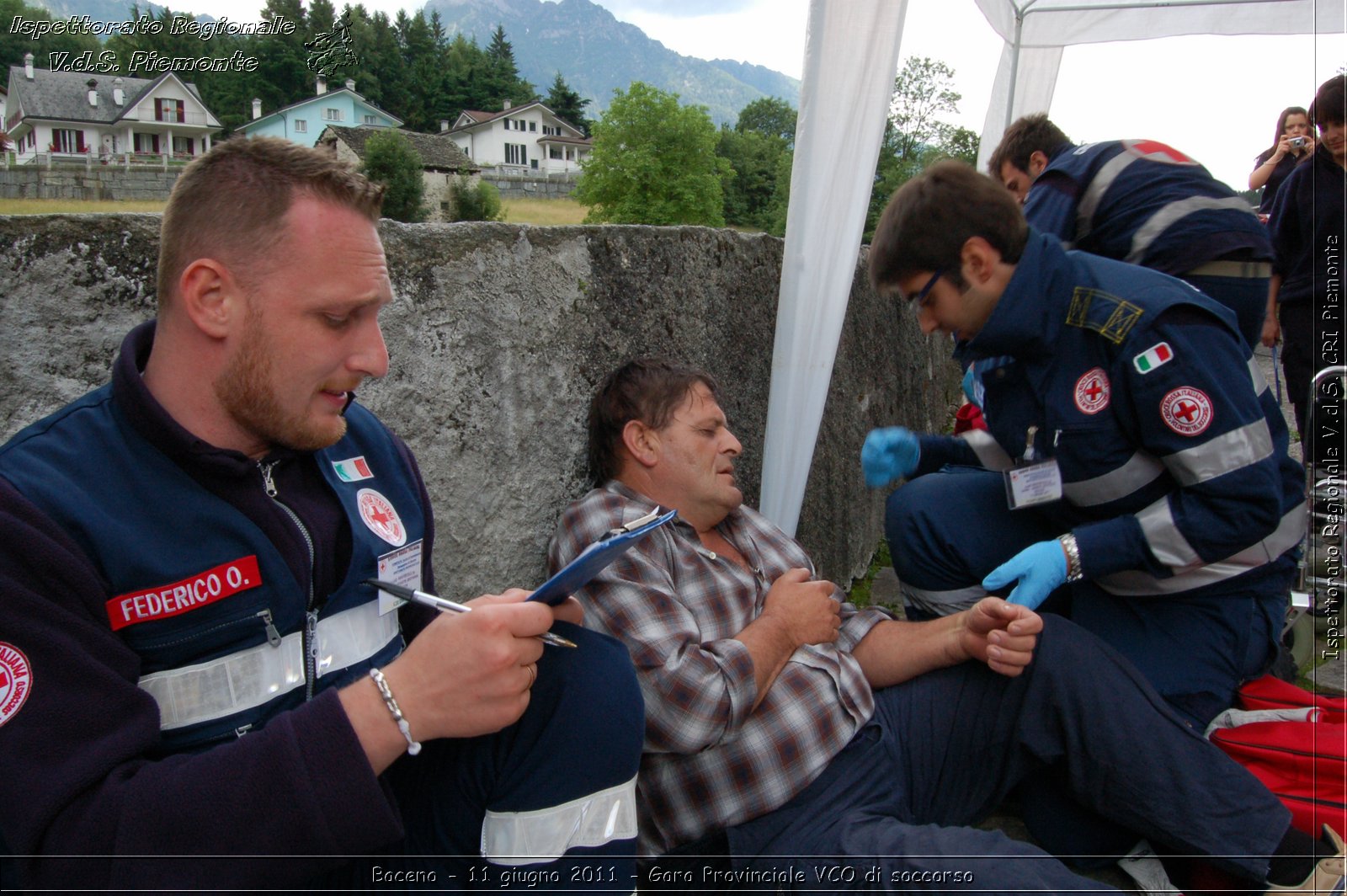 Baceno - 11 giugno 2011 - Gara Provinciale VCO di soccorso -  Croce Rossa Italiana - Ispettorato Regionale Volontari del Soccorso Piemonte