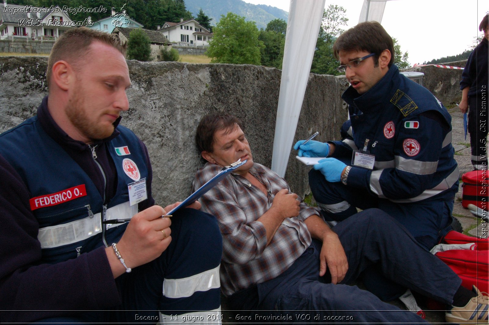 Baceno - 11 giugno 2011 - Gara Provinciale VCO di soccorso -  Croce Rossa Italiana - Ispettorato Regionale Volontari del Soccorso Piemonte