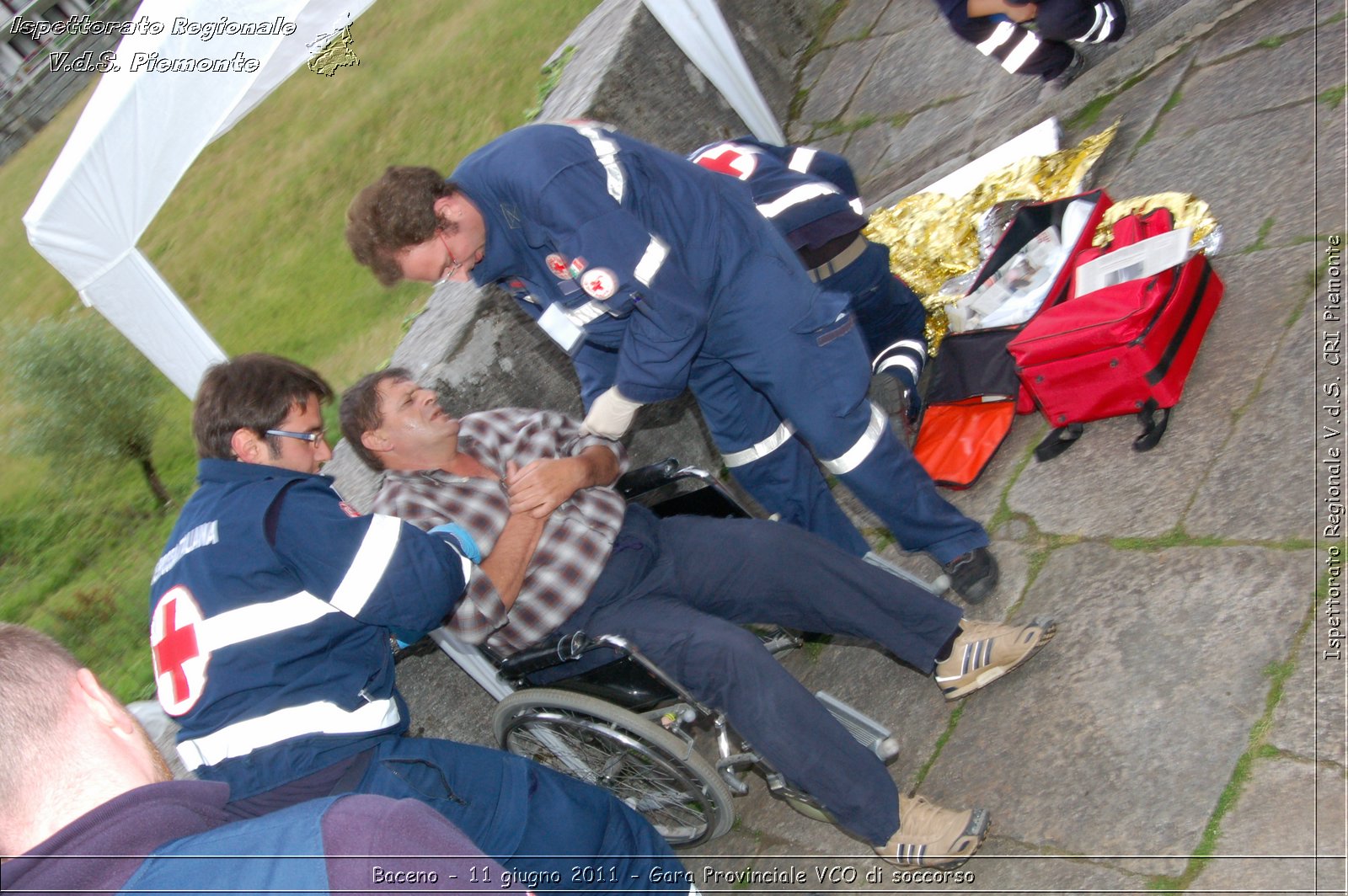 Baceno - 11 giugno 2011 - Gara Provinciale VCO di soccorso -  Croce Rossa Italiana - Ispettorato Regionale Volontari del Soccorso Piemonte