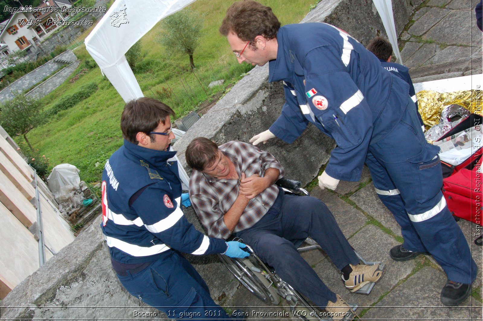 Baceno - 11 giugno 2011 - Gara Provinciale VCO di soccorso -  Croce Rossa Italiana - Ispettorato Regionale Volontari del Soccorso Piemonte