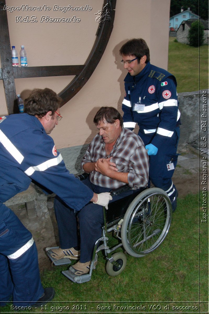 Baceno - 11 giugno 2011 - Gara Provinciale VCO di soccorso -  Croce Rossa Italiana - Ispettorato Regionale Volontari del Soccorso Piemonte