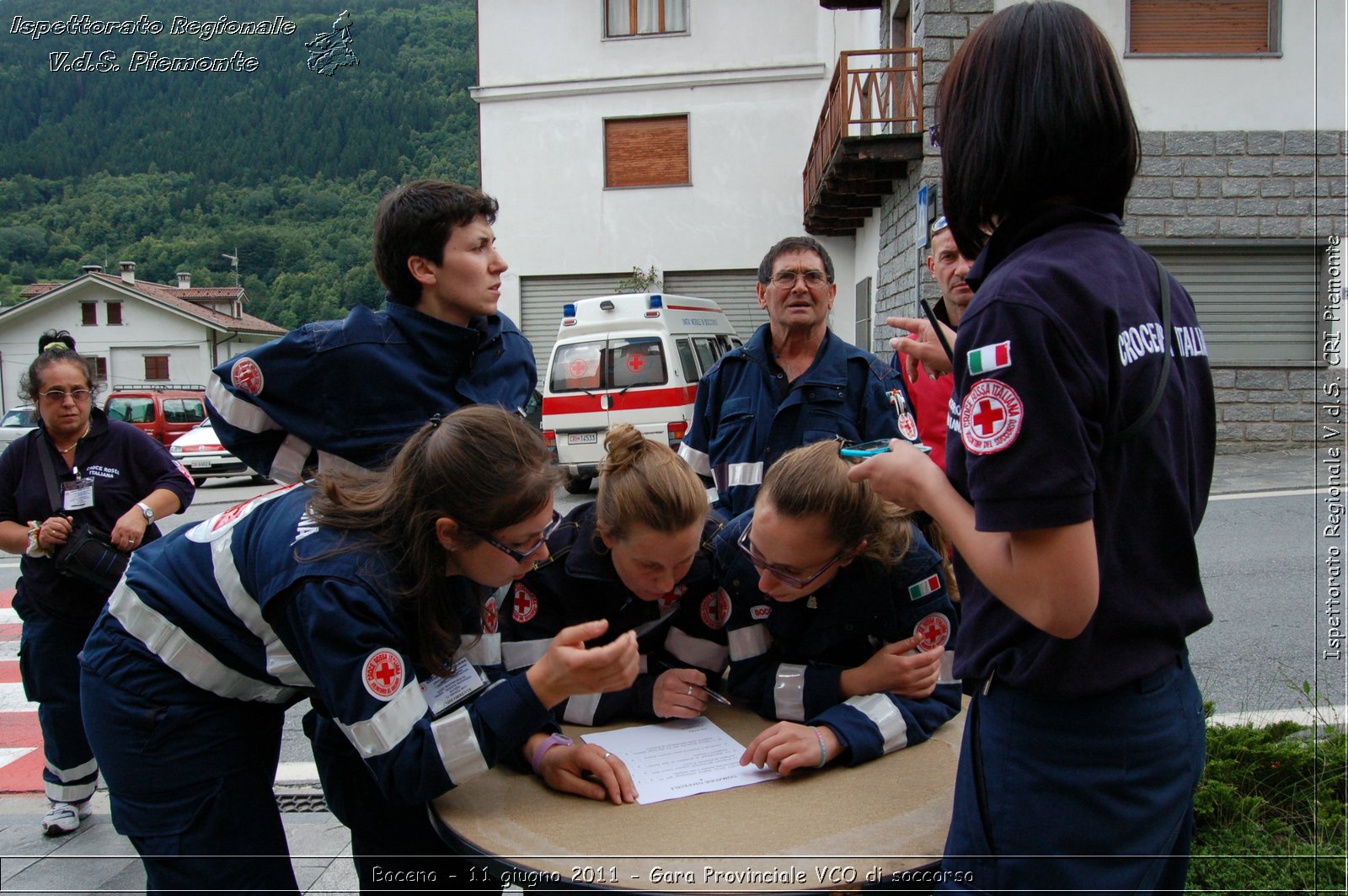 Baceno - 11 giugno 2011 - Gara Provinciale VCO di soccorso -  Croce Rossa Italiana - Ispettorato Regionale Volontari del Soccorso Piemonte