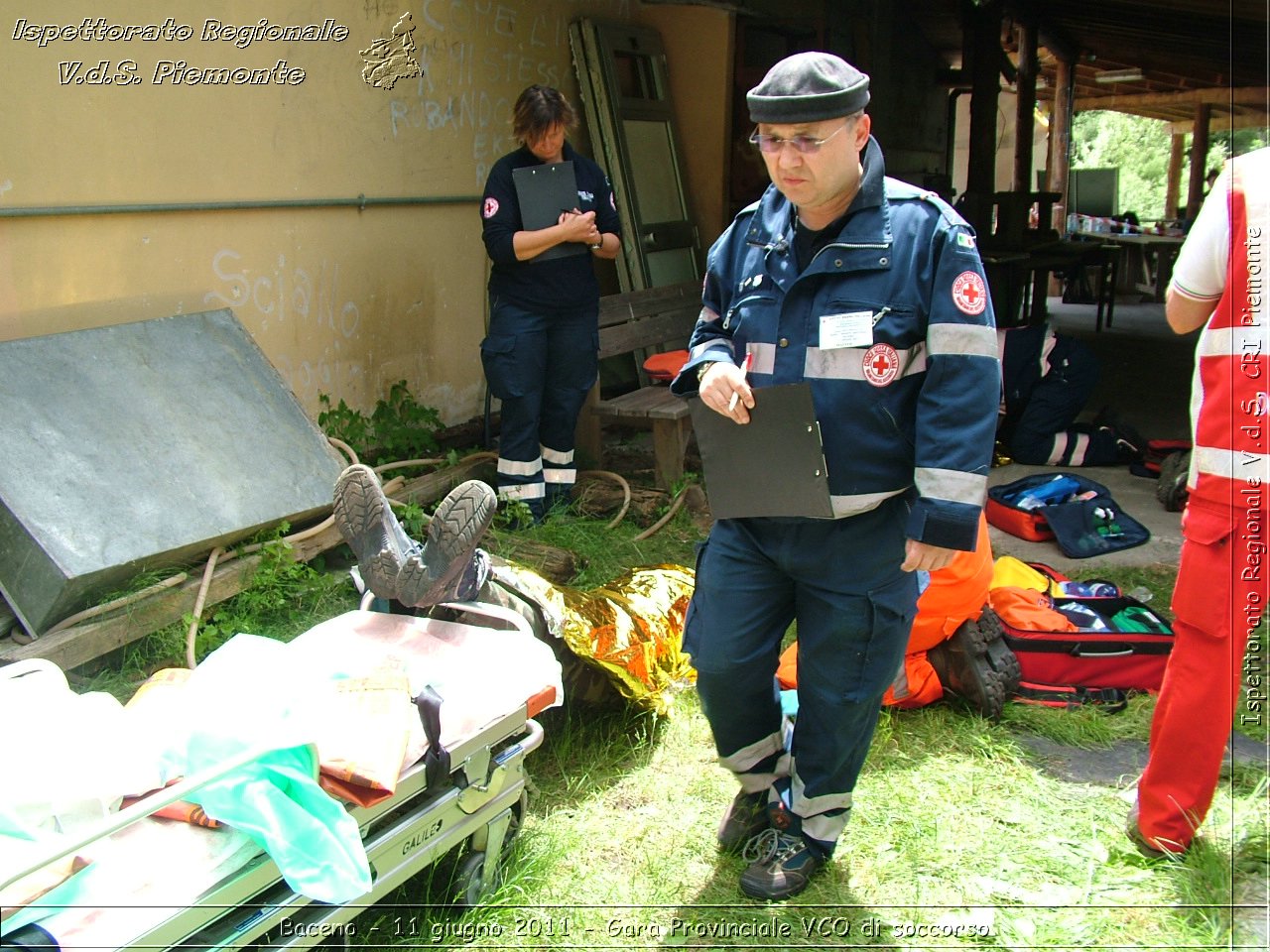 Baceno - 11 giugno 2011 - Gara Provinciale VCO di soccorso -  Croce Rossa Italiana - Ispettorato Regionale Volontari del Soccorso Piemonte