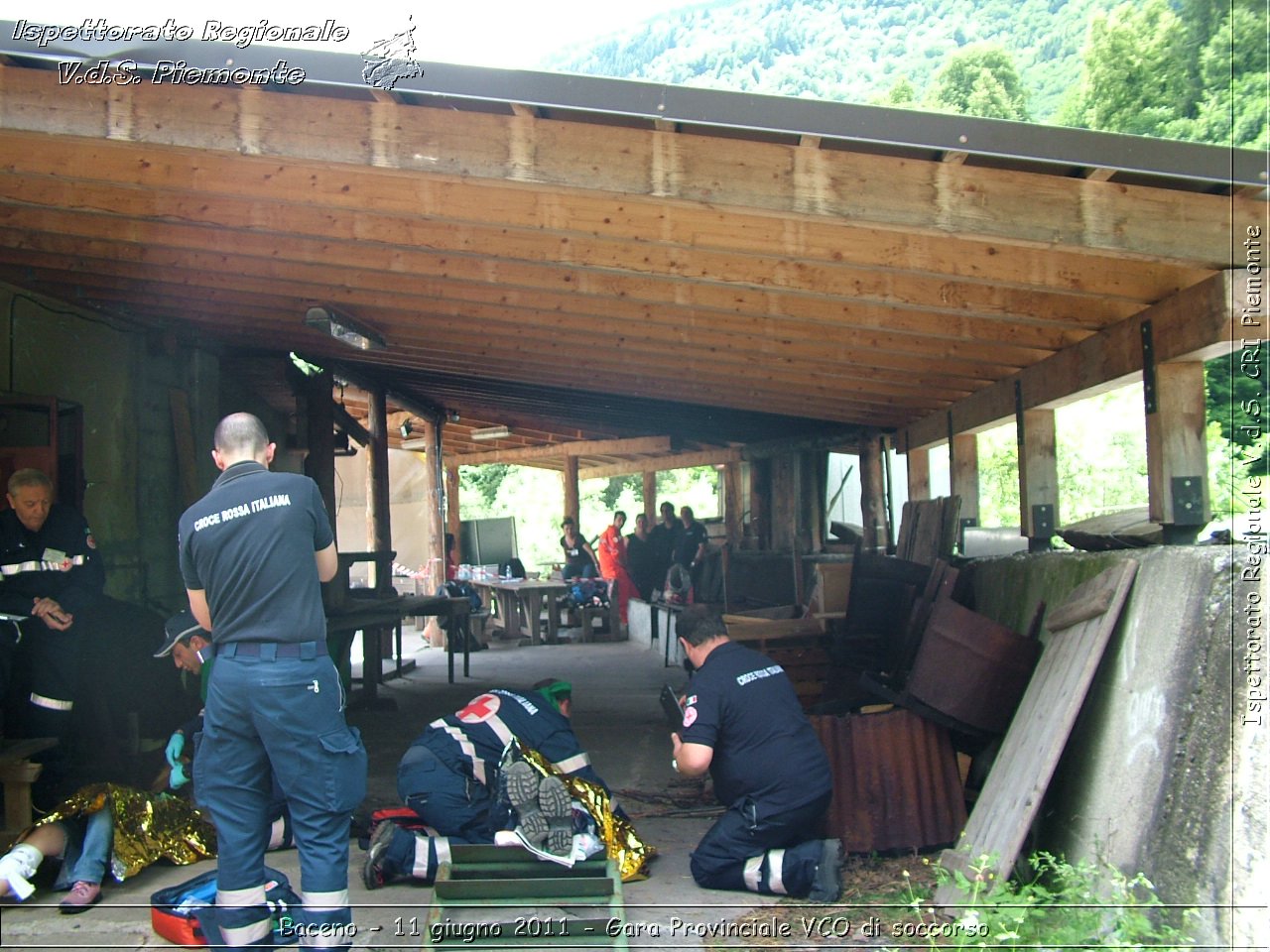 Baceno - 11 giugno 2011 - Gara Provinciale VCO di soccorso -  Croce Rossa Italiana - Ispettorato Regionale Volontari del Soccorso Piemonte
