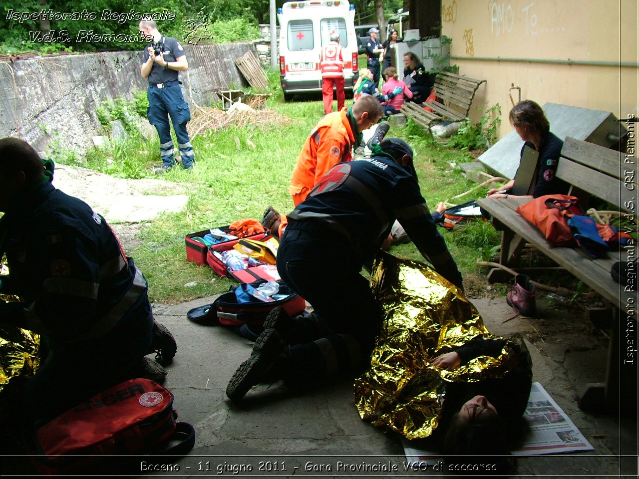 Baceno - 11 giugno 2011 - Gara Provinciale VCO di soccorso -  Croce Rossa Italiana - Ispettorato Regionale Volontari del Soccorso Piemonte