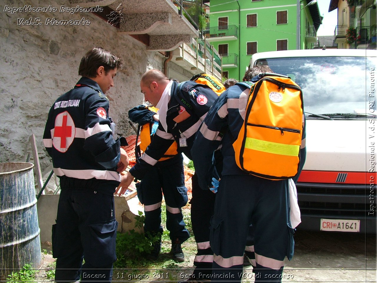 Baceno - 11 giugno 2011 - Gara Provinciale VCO di soccorso -  Croce Rossa Italiana - Ispettorato Regionale Volontari del Soccorso Piemonte