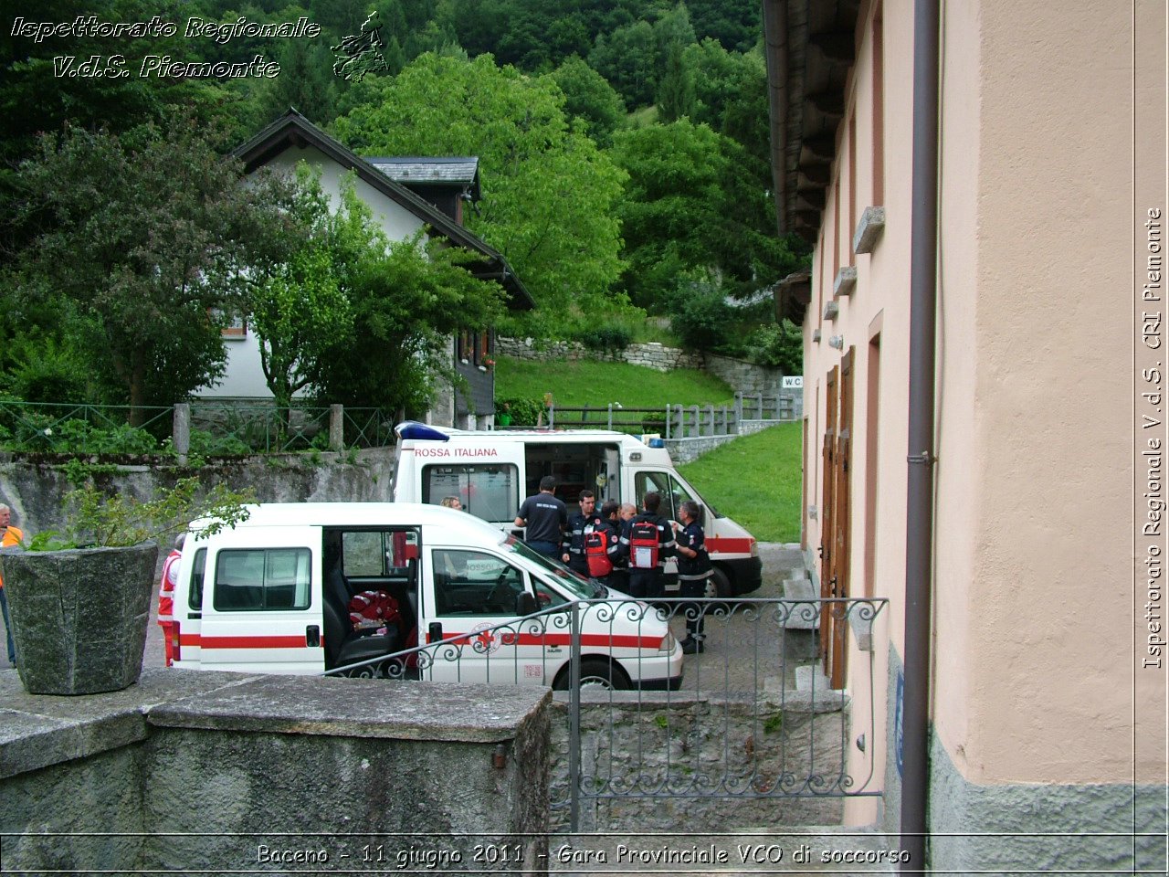 Baceno - 11 giugno 2011 - Gara Provinciale VCO di soccorso -  Croce Rossa Italiana - Ispettorato Regionale Volontari del Soccorso Piemonte