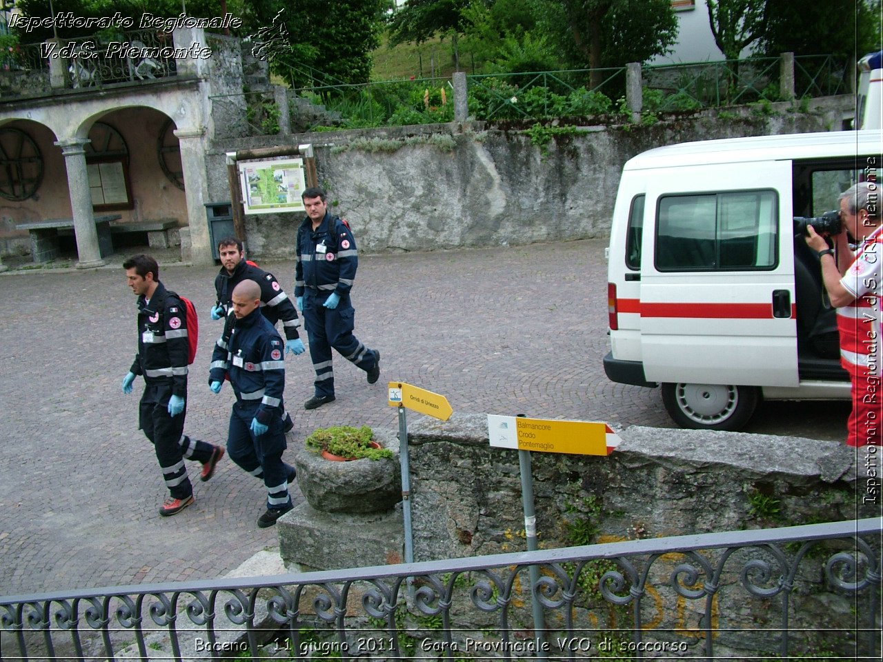 Baceno - 11 giugno 2011 - Gara Provinciale VCO di soccorso -  Croce Rossa Italiana - Ispettorato Regionale Volontari del Soccorso Piemonte