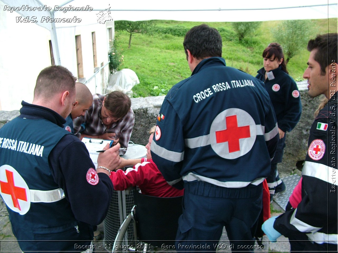 Baceno - 11 giugno 2011 - Gara Provinciale VCO di soccorso -  Croce Rossa Italiana - Ispettorato Regionale Volontari del Soccorso Piemonte