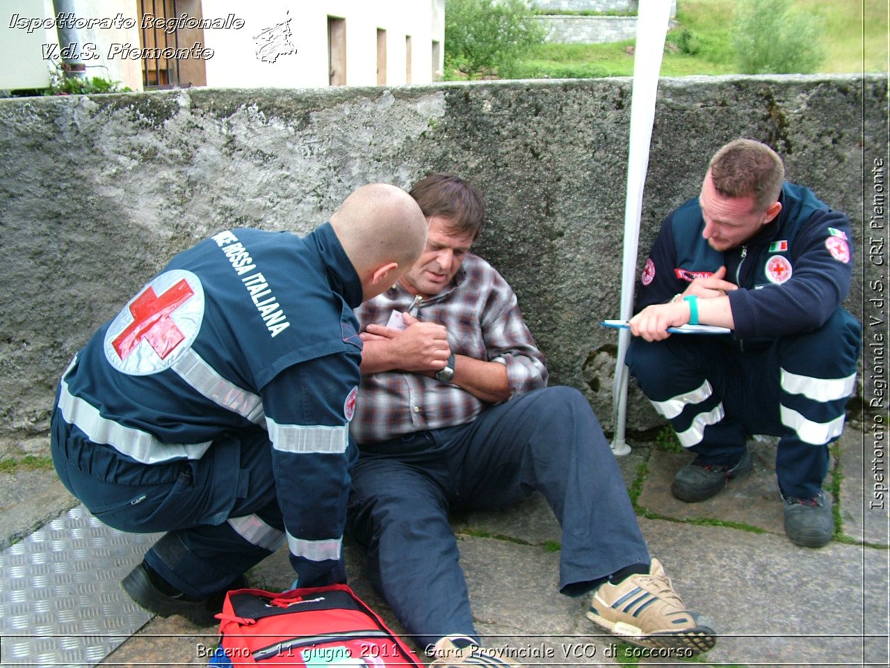 Baceno - 11 giugno 2011 - Gara Provinciale VCO di soccorso -  Croce Rossa Italiana - Ispettorato Regionale Volontari del Soccorso Piemonte