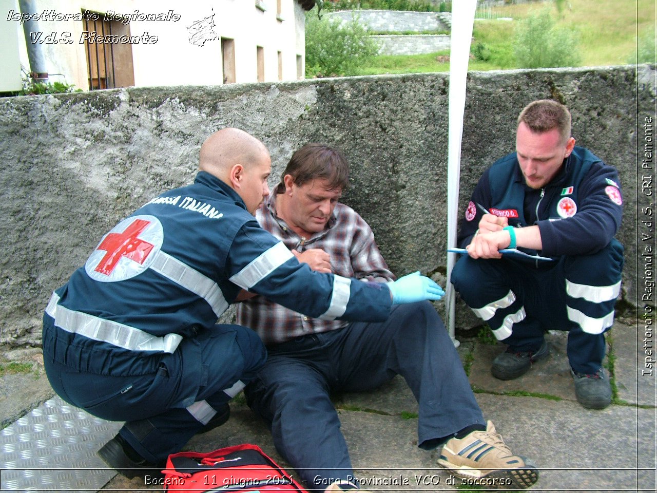 Baceno - 11 giugno 2011 - Gara Provinciale VCO di soccorso -  Croce Rossa Italiana - Ispettorato Regionale Volontari del Soccorso Piemonte