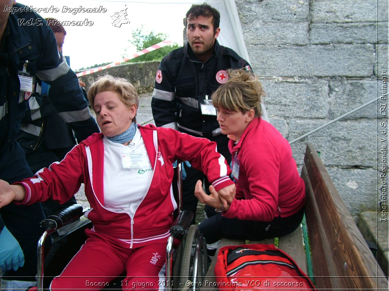 Baceno - 11 giugno 2011 - Gara Provinciale VCO di soccorso -  Croce Rossa Italiana - Ispettorato Regionale Volontari del Soccorso Piemonte