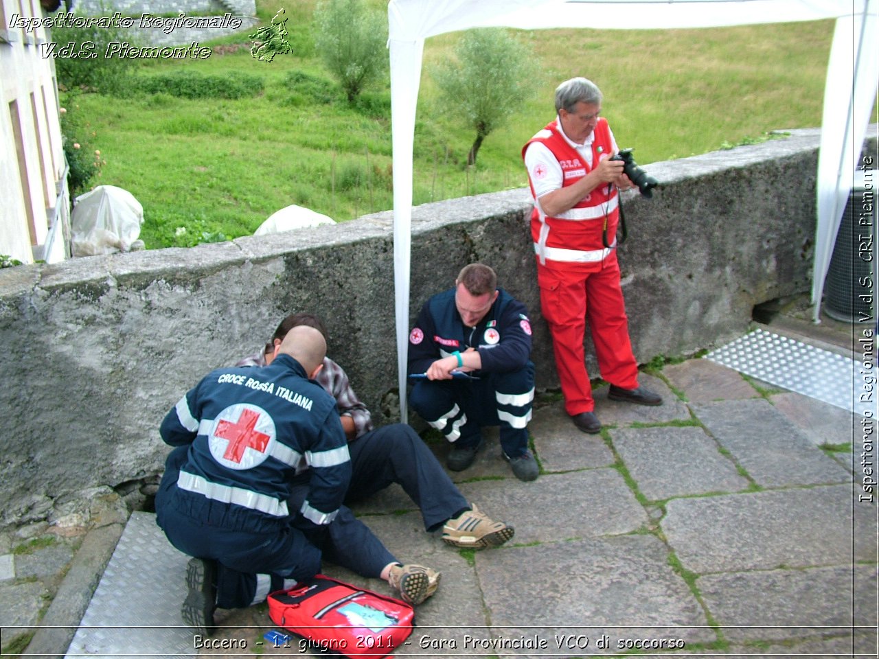 Baceno - 11 giugno 2011 - Gara Provinciale VCO di soccorso -  Croce Rossa Italiana - Ispettorato Regionale Volontari del Soccorso Piemonte