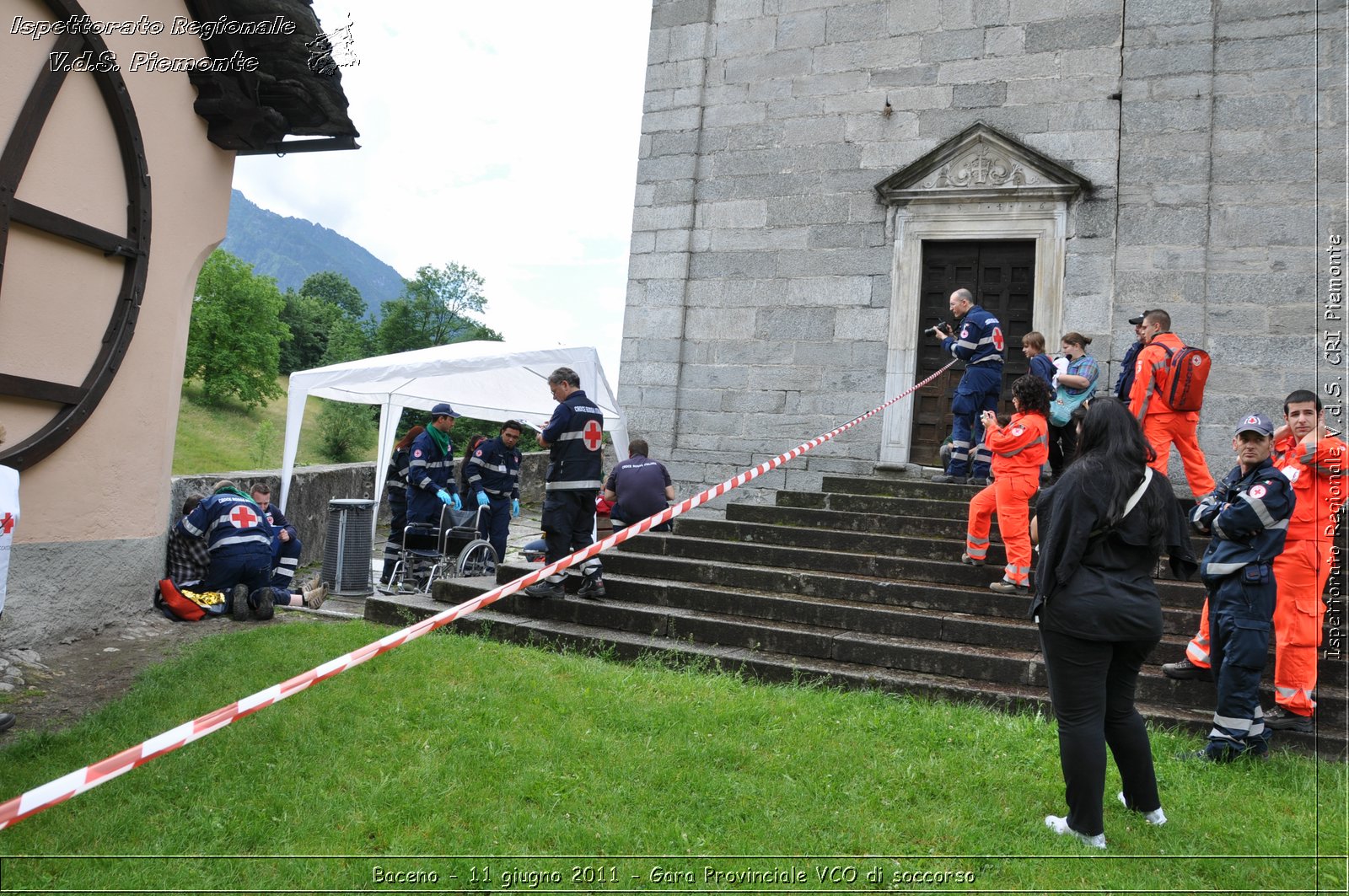 Baceno - 11 giugno 2011 - Gara Provinciale VCO di soccorso -  Croce Rossa Italiana - Ispettorato Regionale Volontari del Soccorso Piemonte