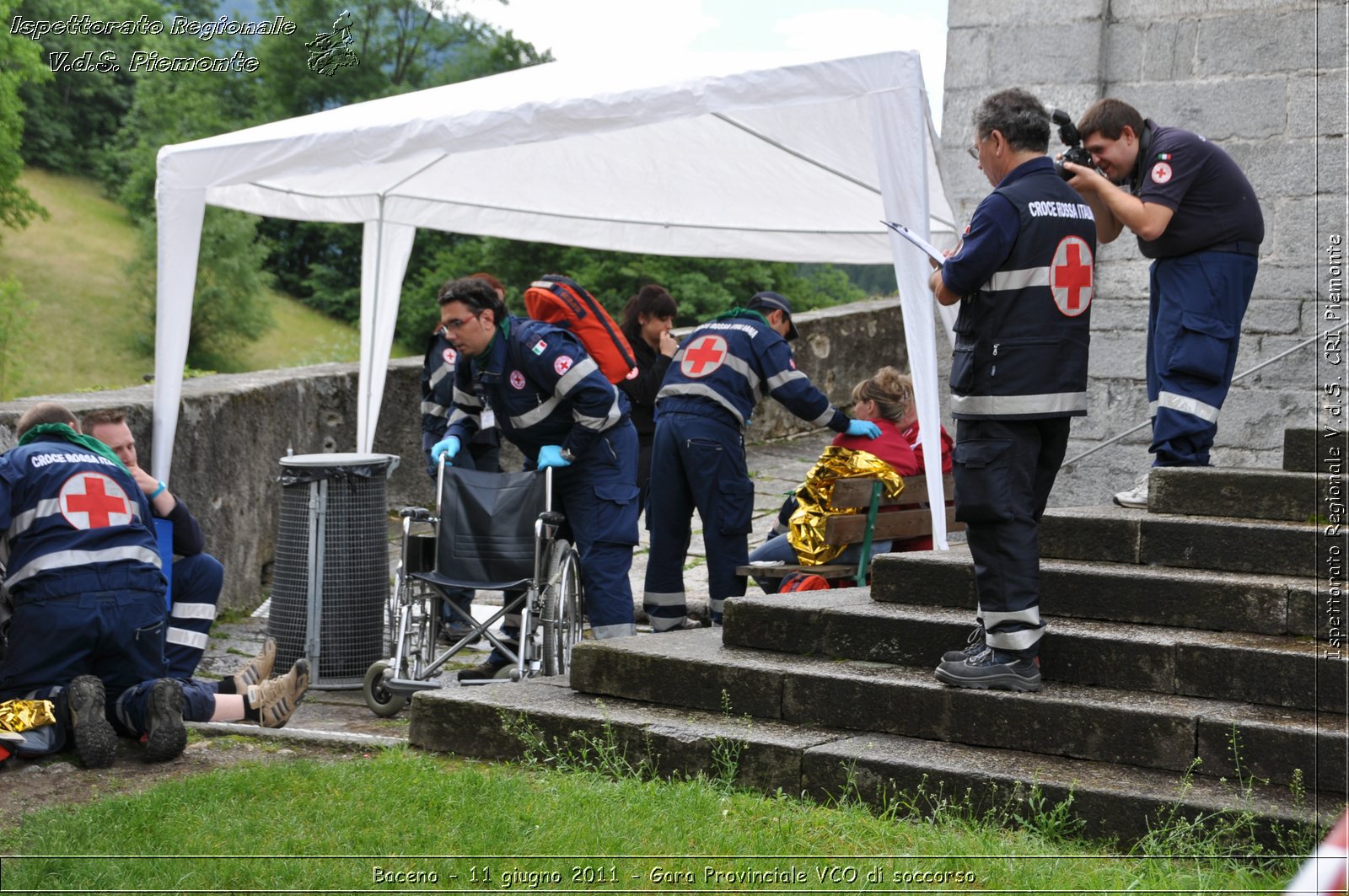 Baceno - 11 giugno 2011 - Gara Provinciale VCO di soccorso -  Croce Rossa Italiana - Ispettorato Regionale Volontari del Soccorso Piemonte