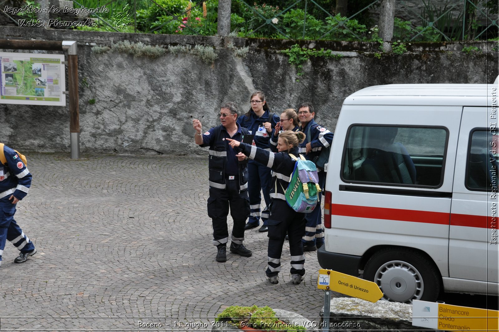 Baceno - 11 giugno 2011 - Gara Provinciale VCO di soccorso -  Croce Rossa Italiana - Ispettorato Regionale Volontari del Soccorso Piemonte