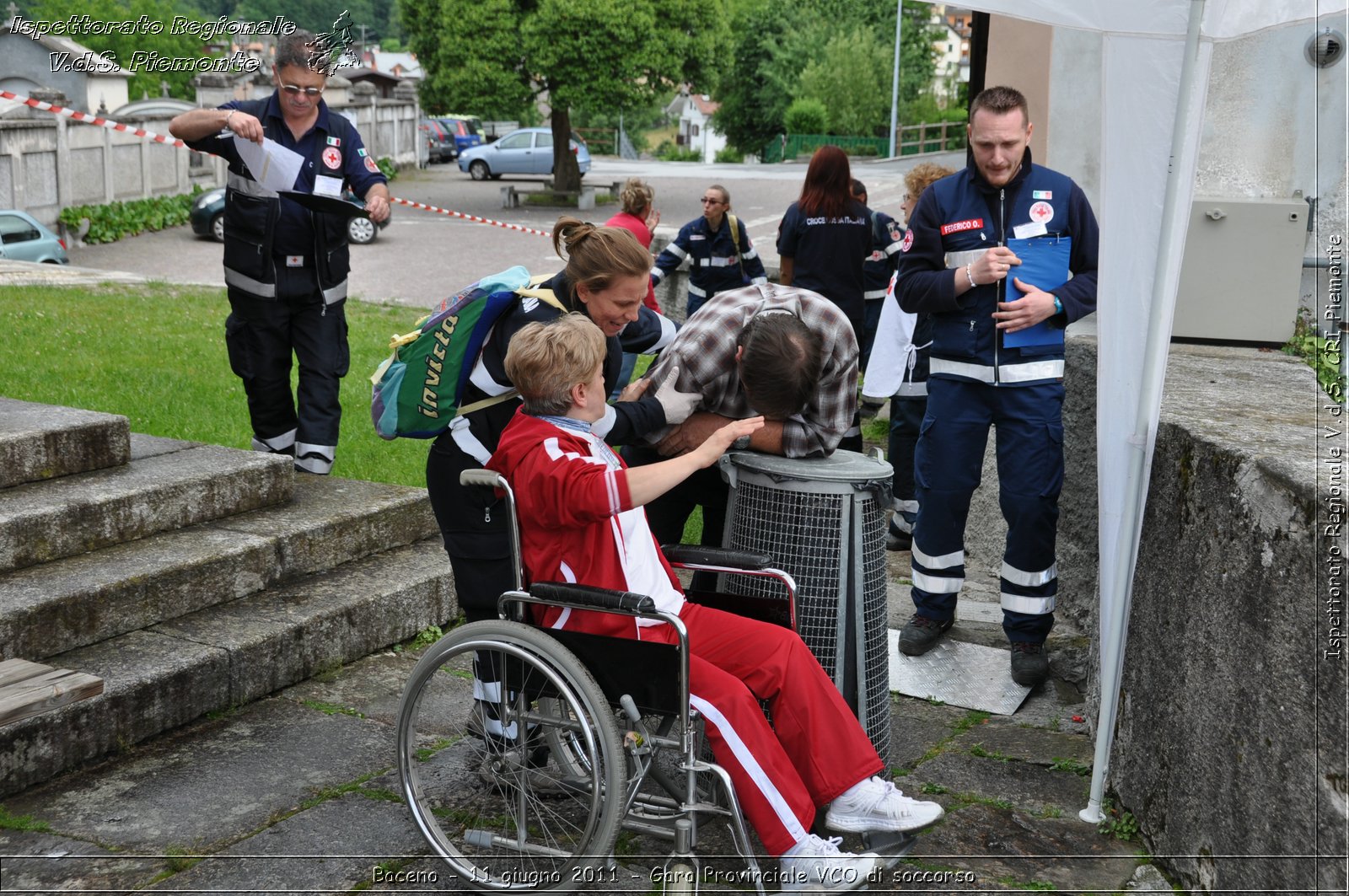 Baceno - 11 giugno 2011 - Gara Provinciale VCO di soccorso -  Croce Rossa Italiana - Ispettorato Regionale Volontari del Soccorso Piemonte