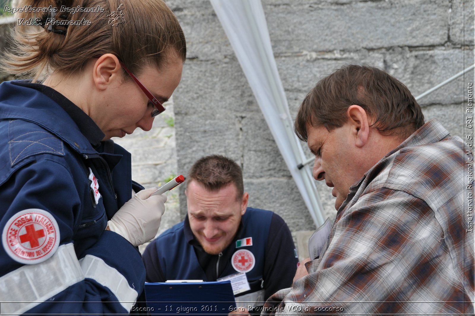 Baceno - 11 giugno 2011 - Gara Provinciale VCO di soccorso -  Croce Rossa Italiana - Ispettorato Regionale Volontari del Soccorso Piemonte