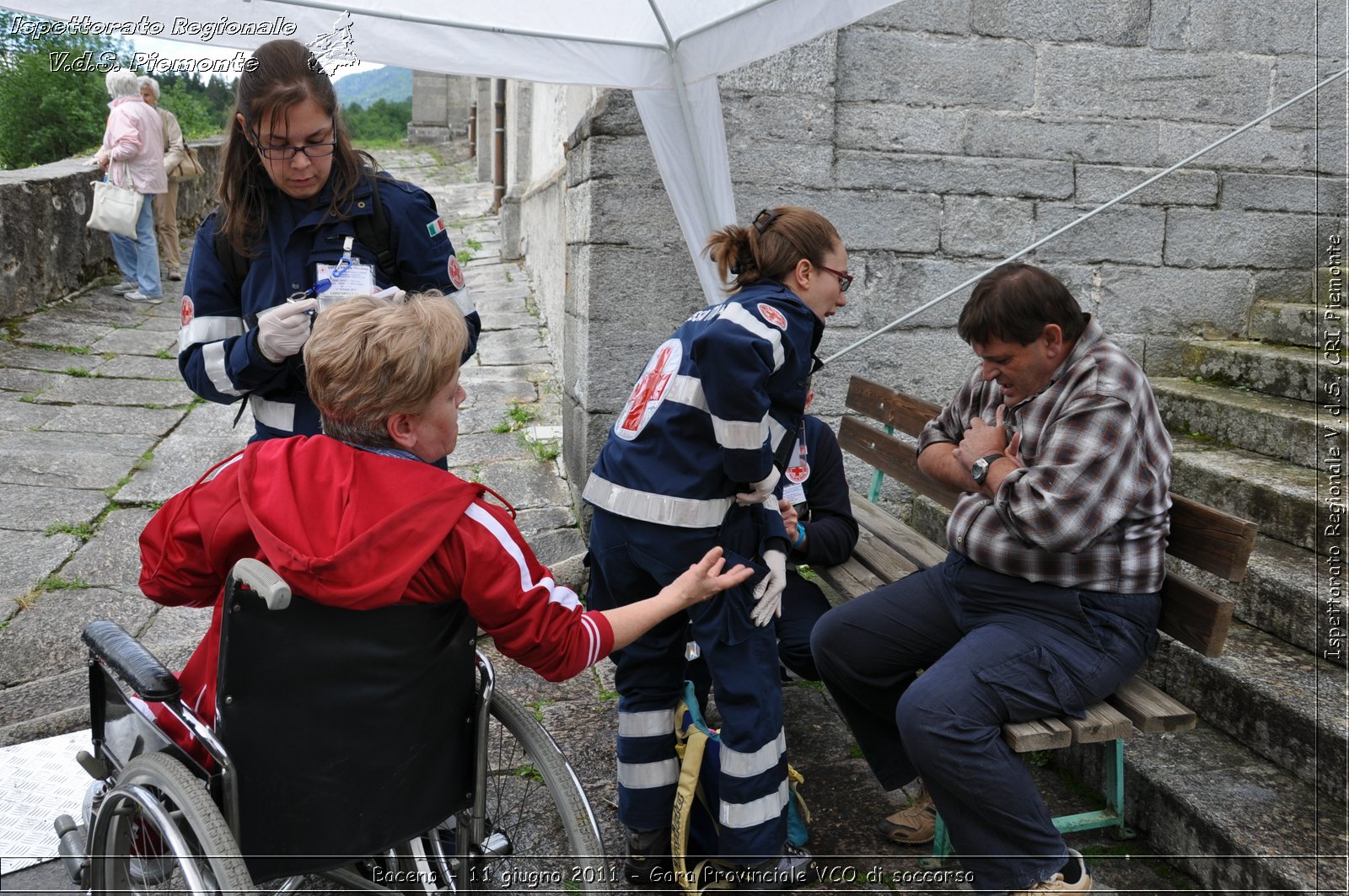 Baceno - 11 giugno 2011 - Gara Provinciale VCO di soccorso -  Croce Rossa Italiana - Ispettorato Regionale Volontari del Soccorso Piemonte