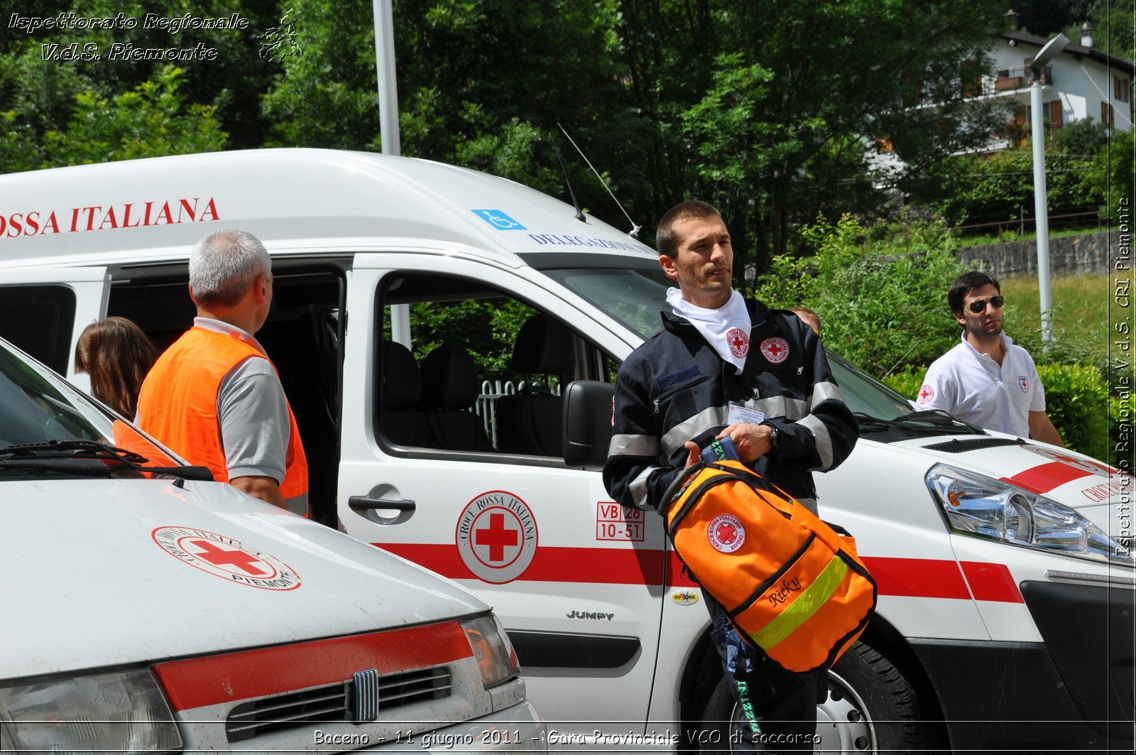 Baceno - 11 giugno 2011 - Gara Provinciale VCO di soccorso -  Croce Rossa Italiana - Ispettorato Regionale Volontari del Soccorso Piemonte