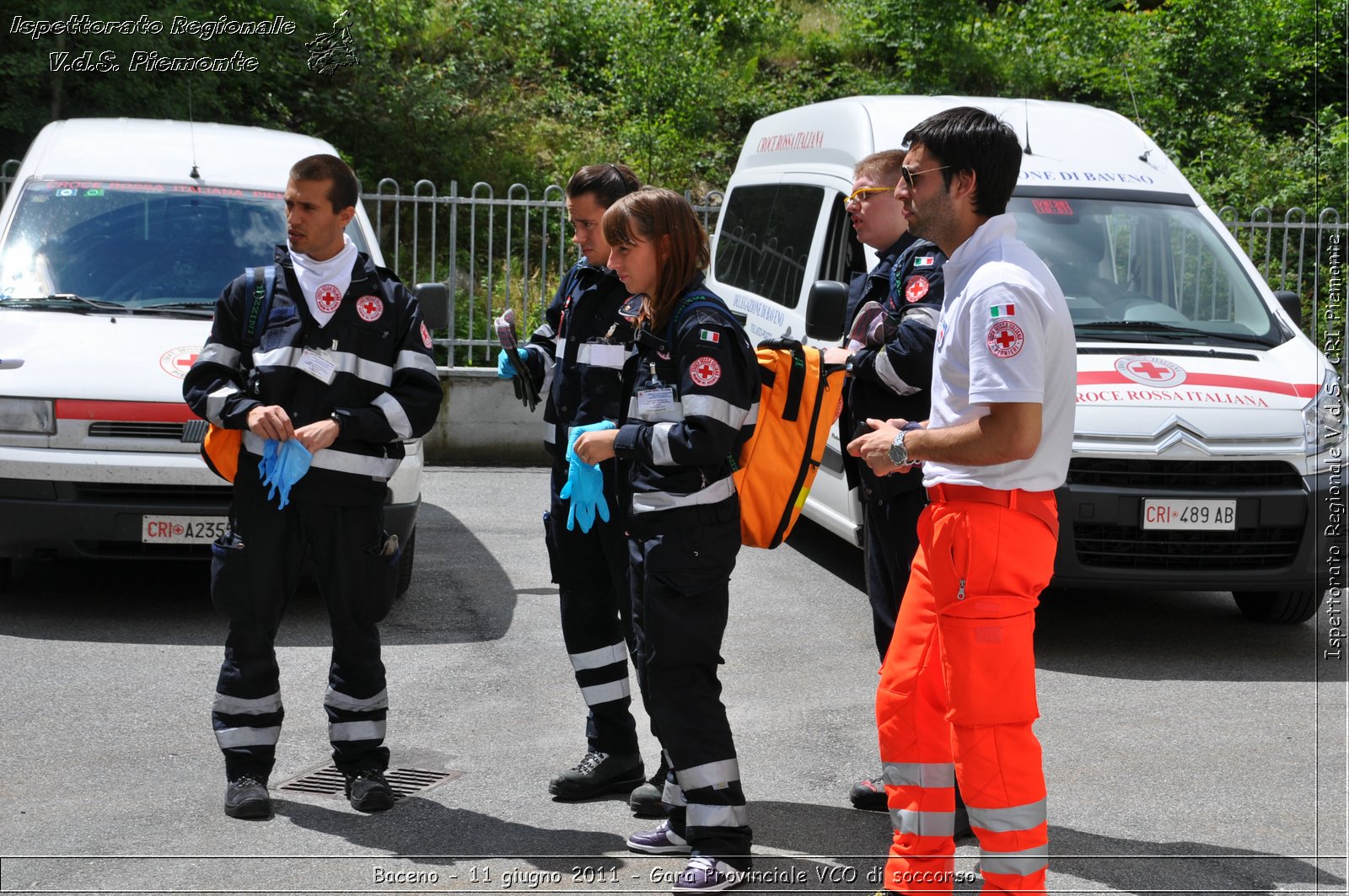 Baceno - 11 giugno 2011 - Gara Provinciale VCO di soccorso -  Croce Rossa Italiana - Ispettorato Regionale Volontari del Soccorso Piemonte