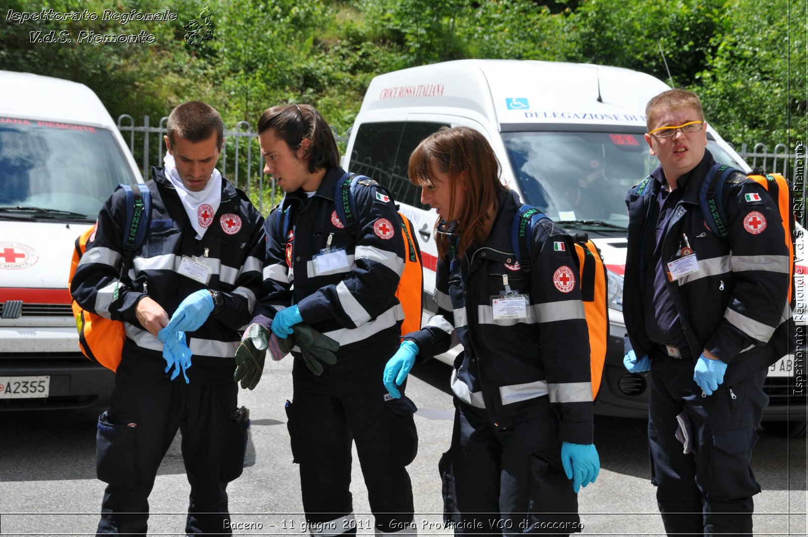 Baceno - 11 giugno 2011 - Gara Provinciale VCO di soccorso -  Croce Rossa Italiana - Ispettorato Regionale Volontari del Soccorso Piemonte