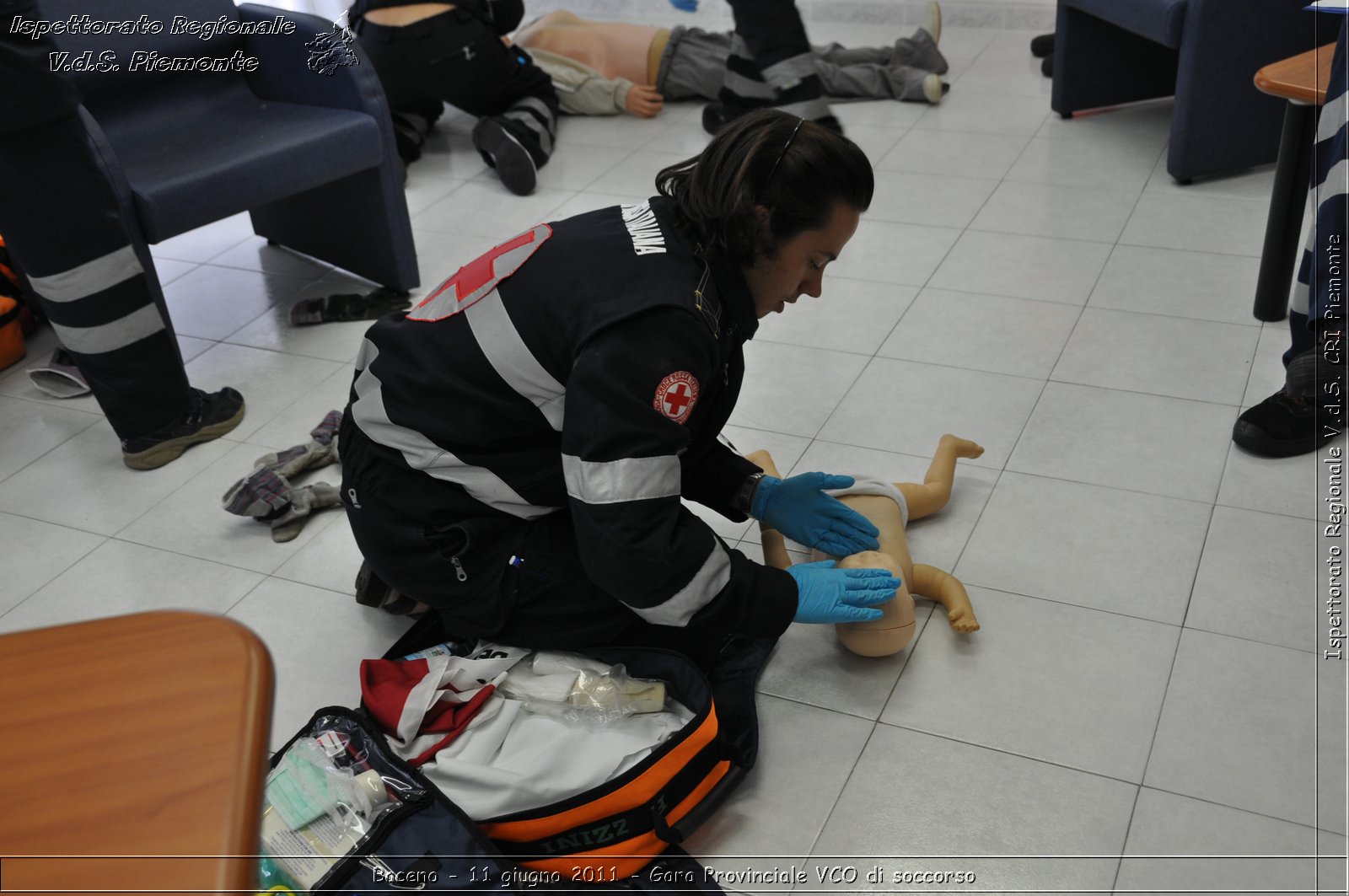 Baceno - 11 giugno 2011 - Gara Provinciale VCO di soccorso -  Croce Rossa Italiana - Ispettorato Regionale Volontari del Soccorso Piemonte