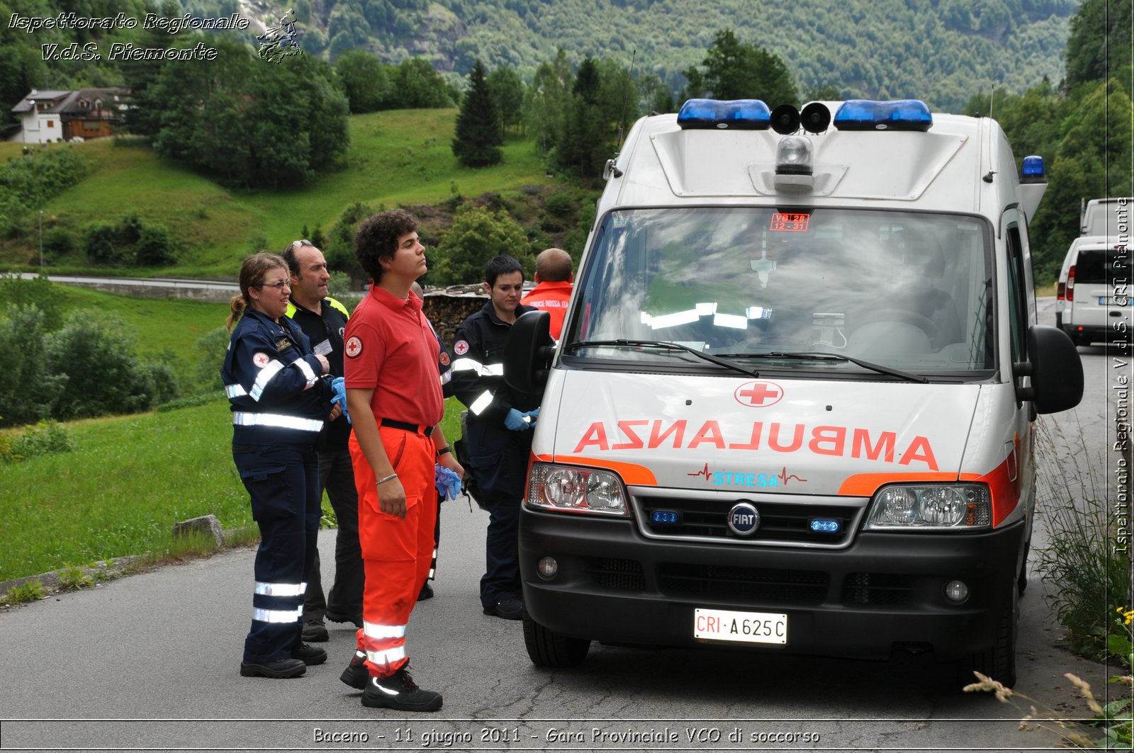 Baceno - 11 giugno 2011 - Gara Provinciale VCO di soccorso -  Croce Rossa Italiana - Ispettorato Regionale Volontari del Soccorso Piemonte