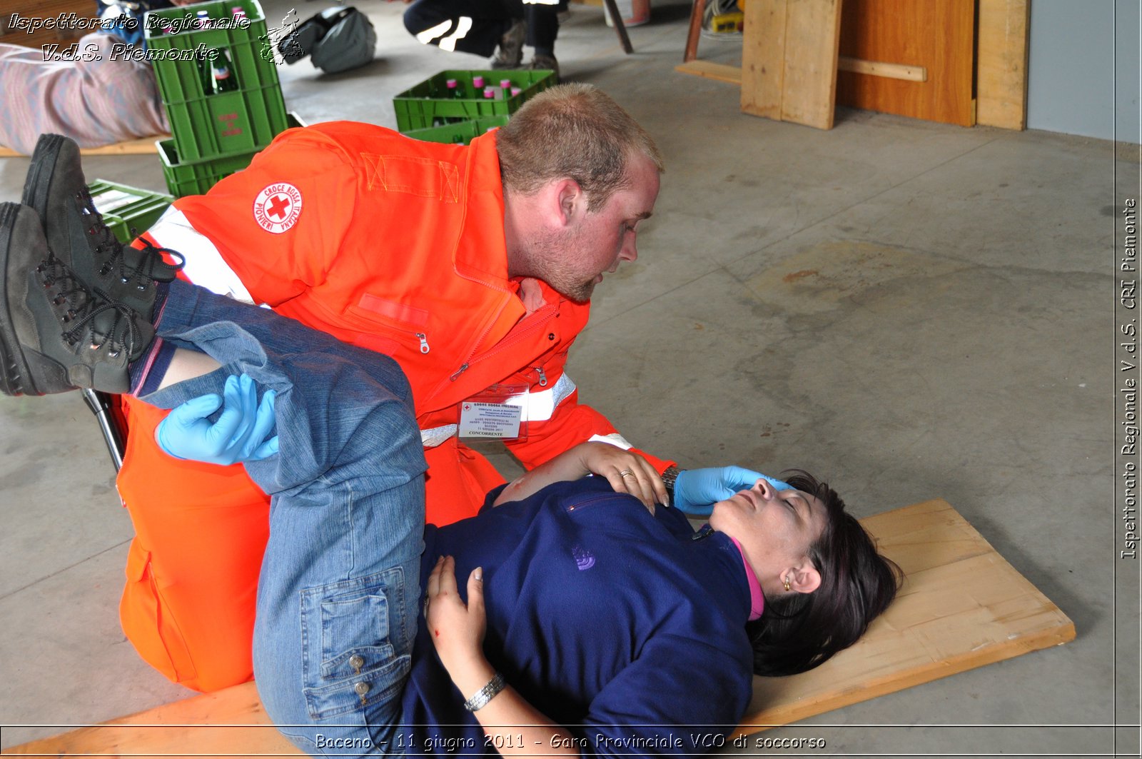 Baceno - 11 giugno 2011 - Gara Provinciale VCO di soccorso -  Croce Rossa Italiana - Ispettorato Regionale Volontari del Soccorso Piemonte