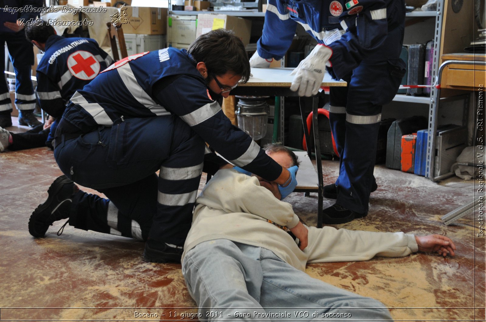 Baceno - 11 giugno 2011 - Gara Provinciale VCO di soccorso -  Croce Rossa Italiana - Ispettorato Regionale Volontari del Soccorso Piemonte