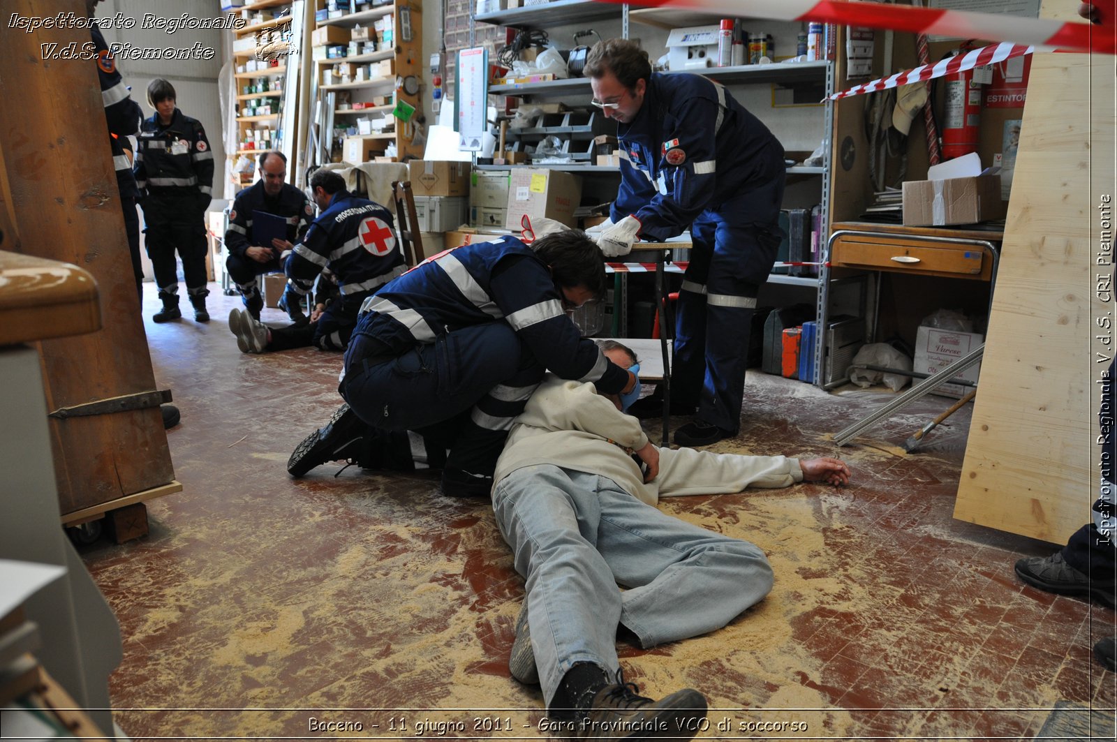 Baceno - 11 giugno 2011 - Gara Provinciale VCO di soccorso -  Croce Rossa Italiana - Ispettorato Regionale Volontari del Soccorso Piemonte