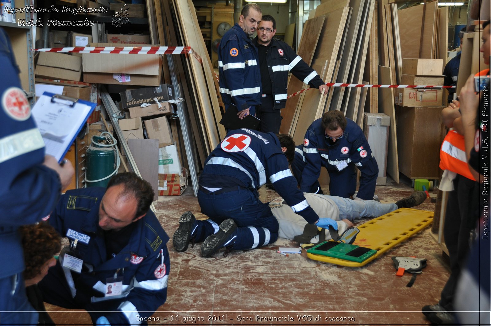 Baceno - 11 giugno 2011 - Gara Provinciale VCO di soccorso -  Croce Rossa Italiana - Ispettorato Regionale Volontari del Soccorso Piemonte