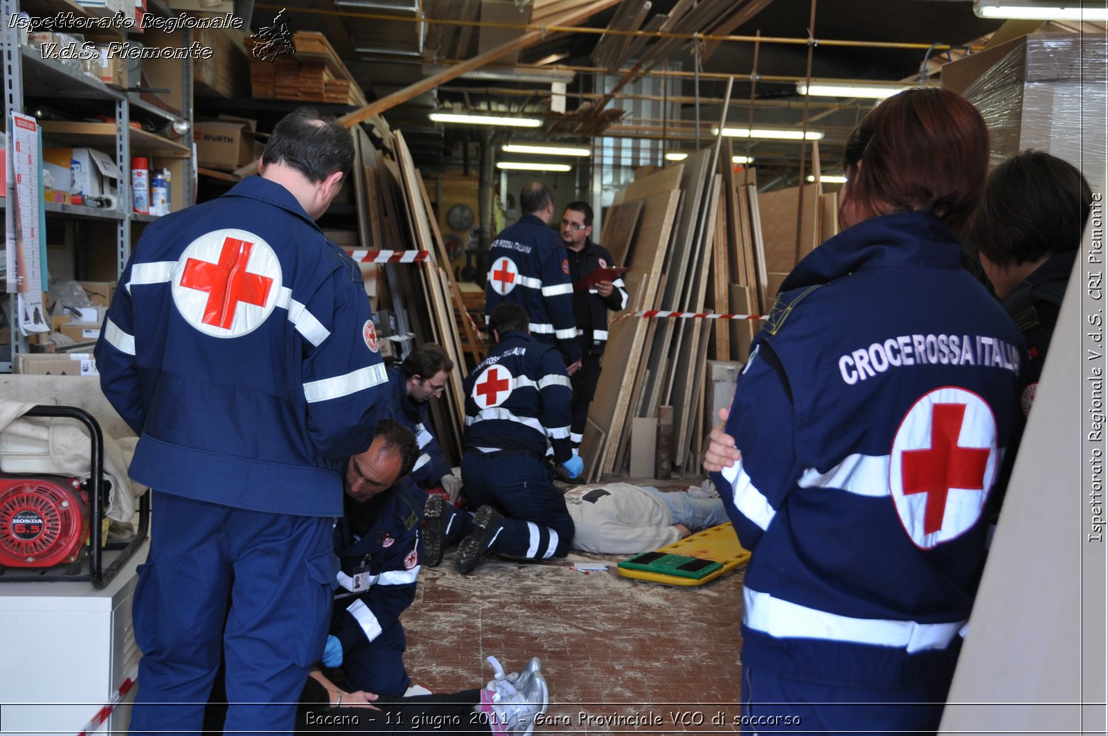 Baceno - 11 giugno 2011 - Gara Provinciale VCO di soccorso -  Croce Rossa Italiana - Ispettorato Regionale Volontari del Soccorso Piemonte