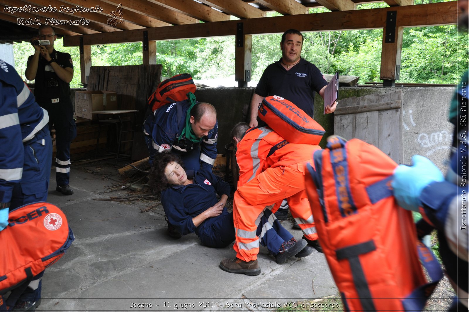 Baceno - 11 giugno 2011 - Gara Provinciale VCO di soccorso -  Croce Rossa Italiana - Ispettorato Regionale Volontari del Soccorso Piemonte