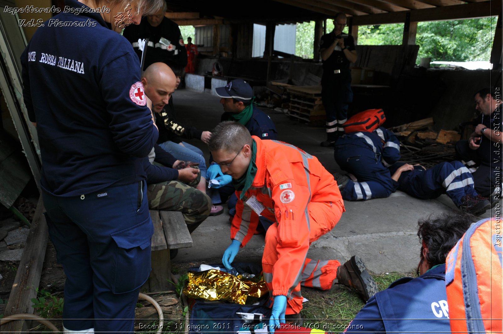 Baceno - 11 giugno 2011 - Gara Provinciale VCO di soccorso -  Croce Rossa Italiana - Ispettorato Regionale Volontari del Soccorso Piemonte