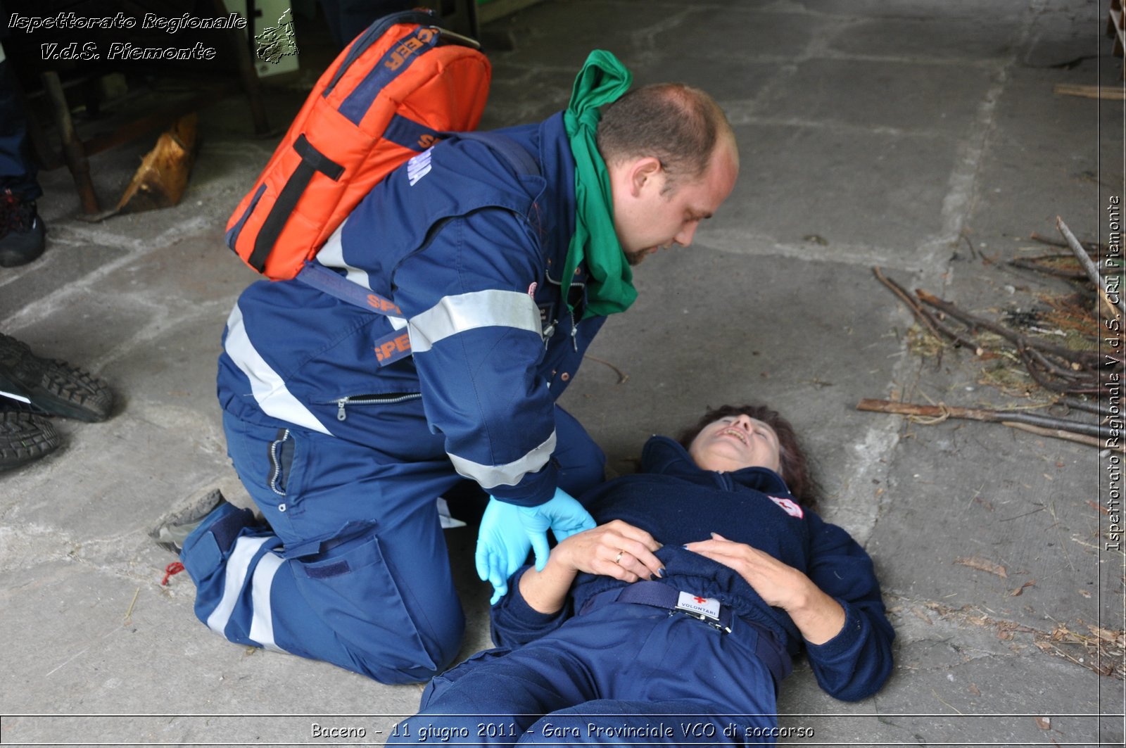 Baceno - 11 giugno 2011 - Gara Provinciale VCO di soccorso -  Croce Rossa Italiana - Ispettorato Regionale Volontari del Soccorso Piemonte