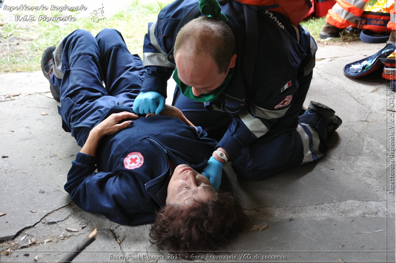 Baceno - 11 giugno 2011 - Gara Provinciale VCO di soccorso -  Croce Rossa Italiana - Ispettorato Regionale Volontari del Soccorso Piemonte