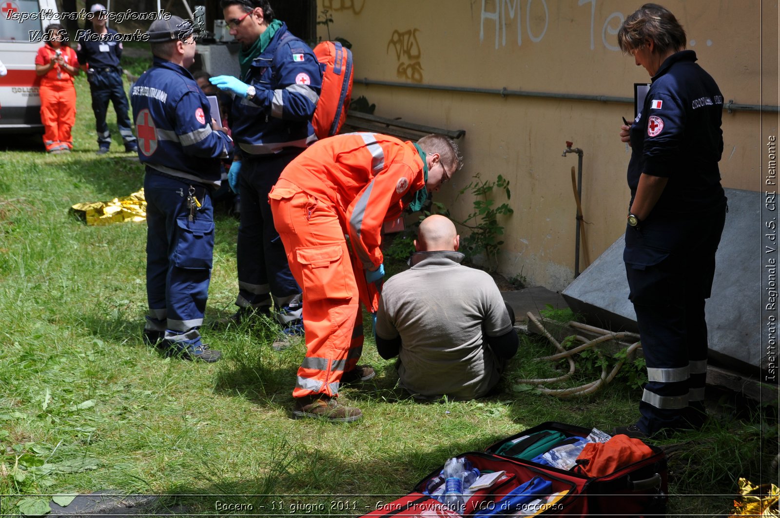 Baceno - 11 giugno 2011 - Gara Provinciale VCO di soccorso -  Croce Rossa Italiana - Ispettorato Regionale Volontari del Soccorso Piemonte