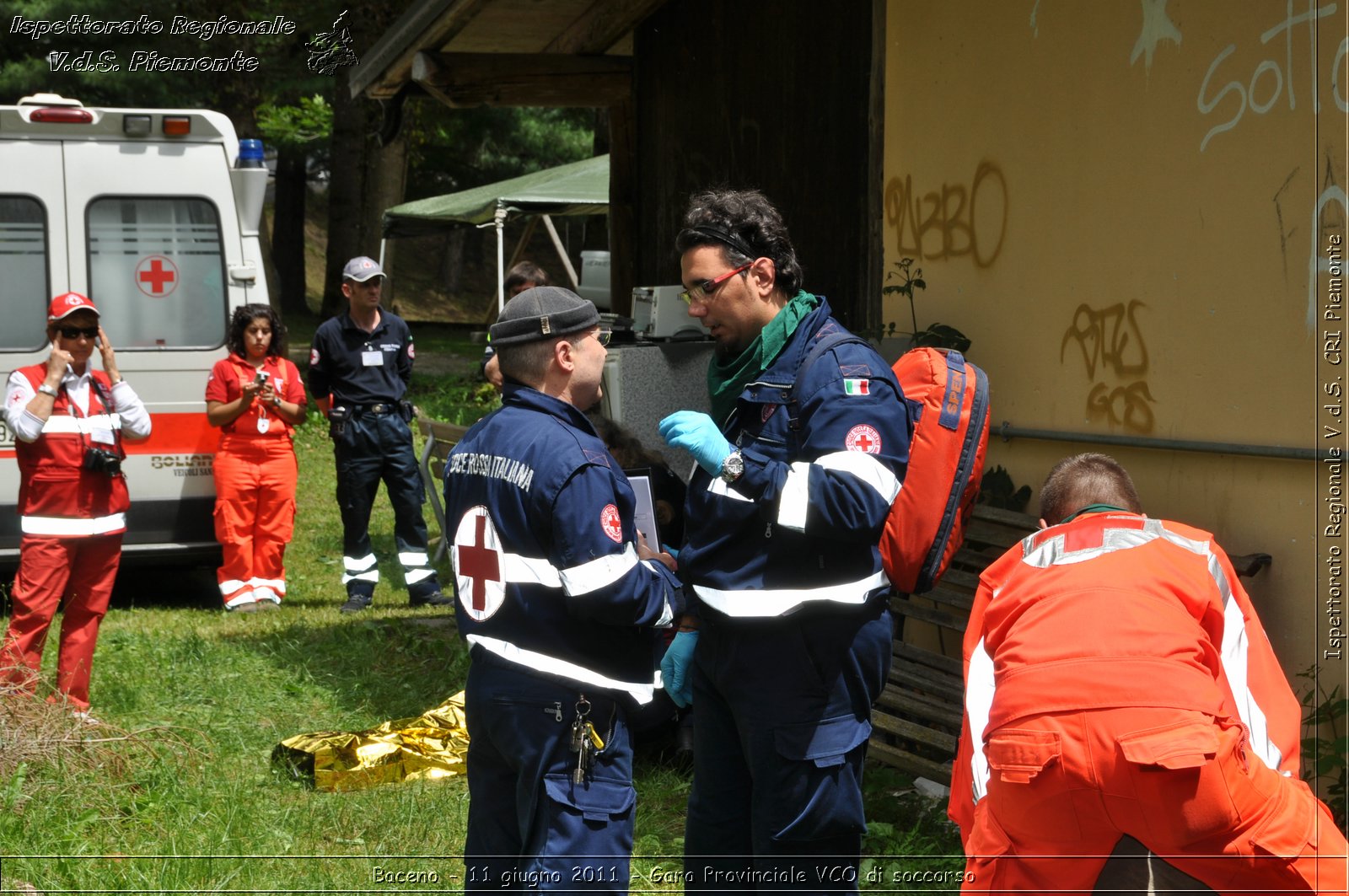 Baceno - 11 giugno 2011 - Gara Provinciale VCO di soccorso -  Croce Rossa Italiana - Ispettorato Regionale Volontari del Soccorso Piemonte